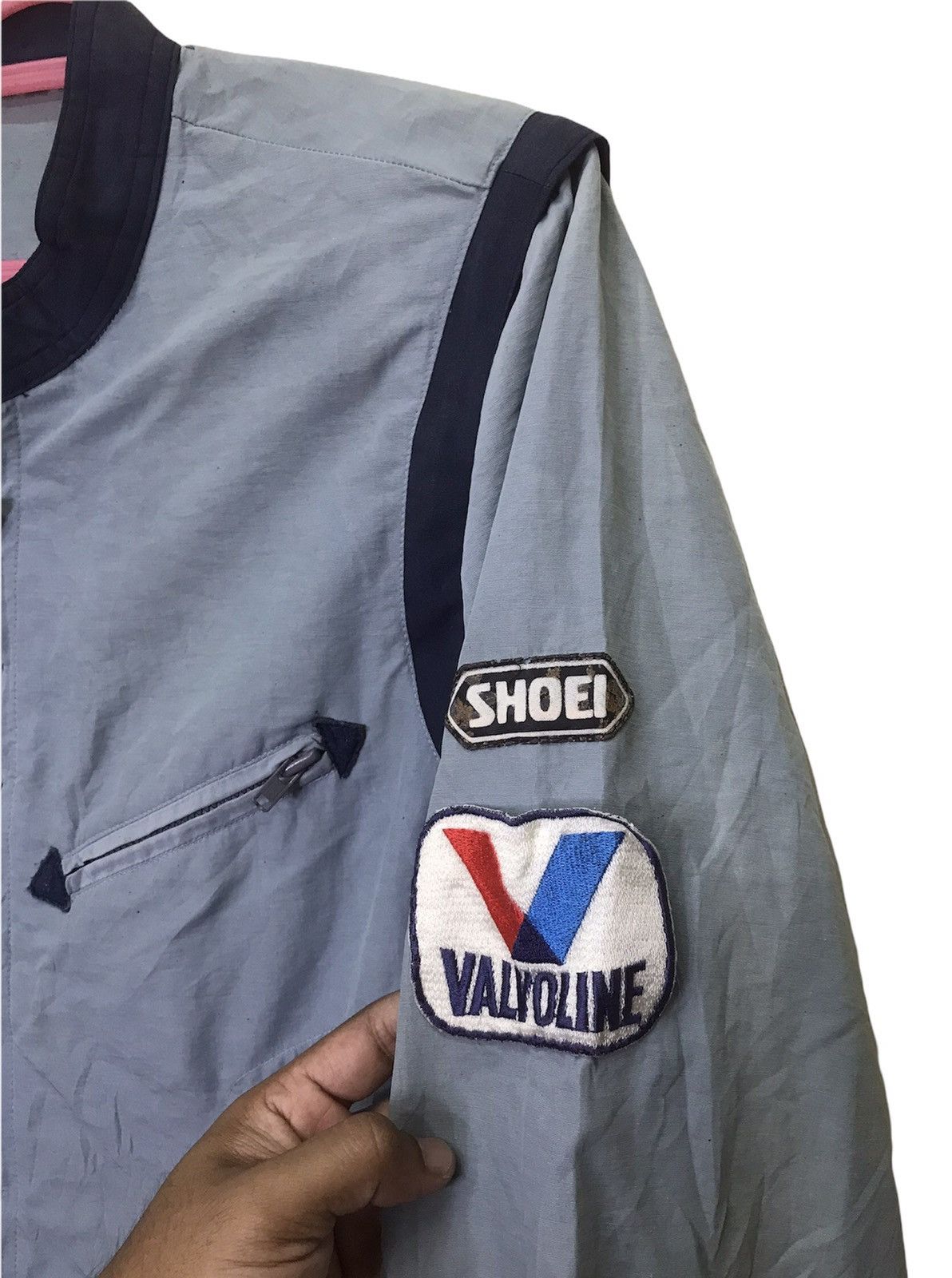 Japanese Brand × Vintage The Spirit Of Sport Coverall X Shoei X Vintage Size US L / EU 52-54 / 3 - 6 Thumbnail