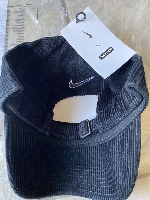 Supreme Nike Arc Corduroy 6-Panel Black