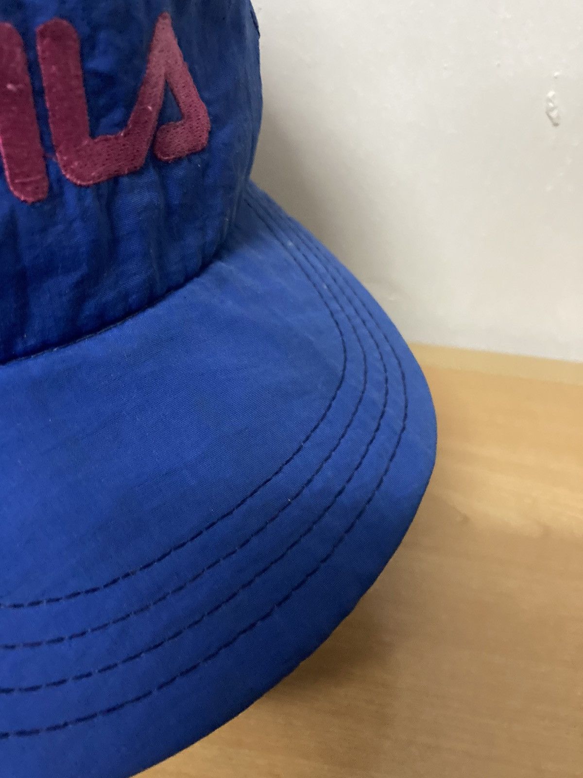 Fila × Vintage Vintage Fila 5 Panel Fitted Cap Size ONE SIZE - 9 Thumbnail