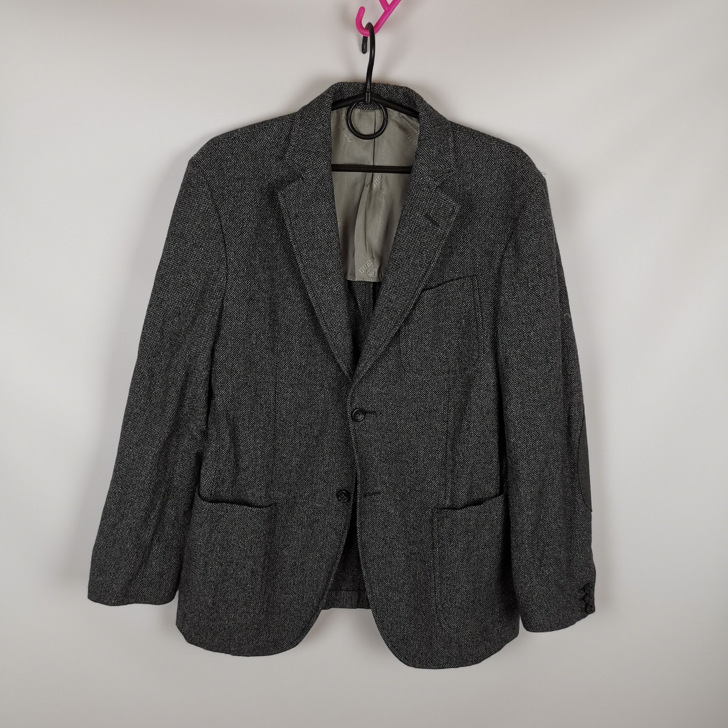 Guess Guess by Marciano slim fit wool metal blazer Size 38R - 1 Thumbnail