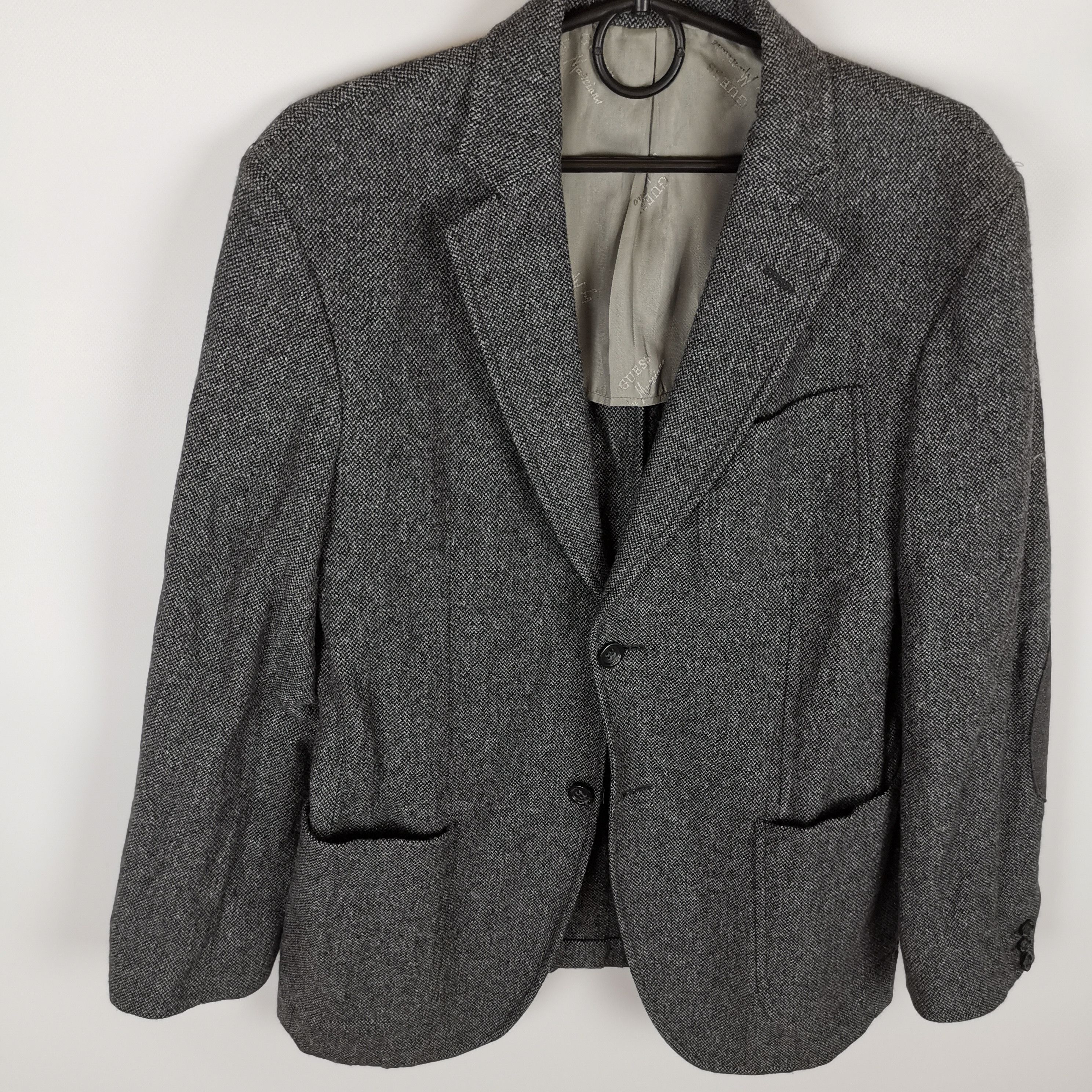 Guess Guess by Marciano slim fit wool metal blazer Size 38R - 4 Thumbnail