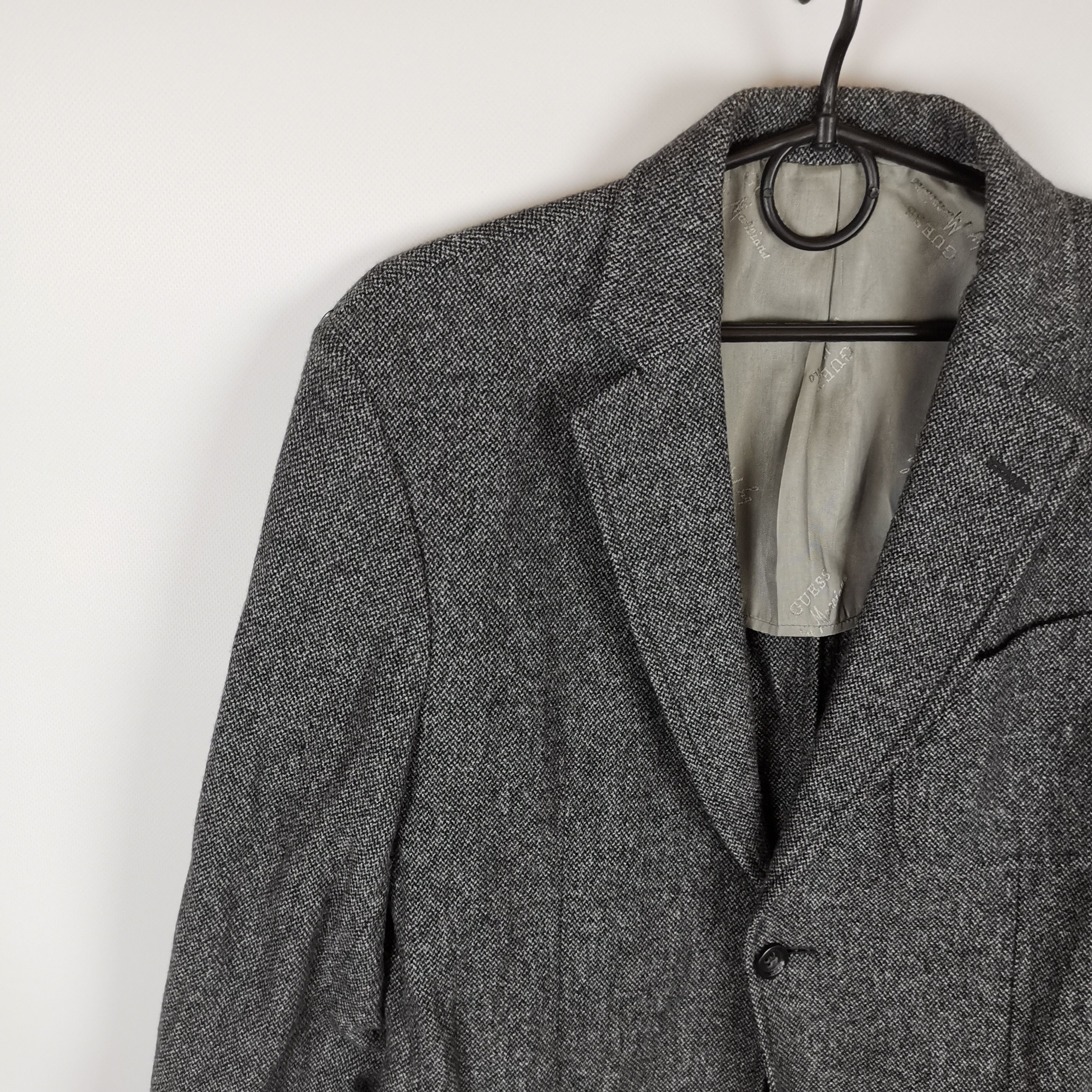 Guess Guess by Marciano slim fit wool metal blazer Size 38R - 5 Thumbnail