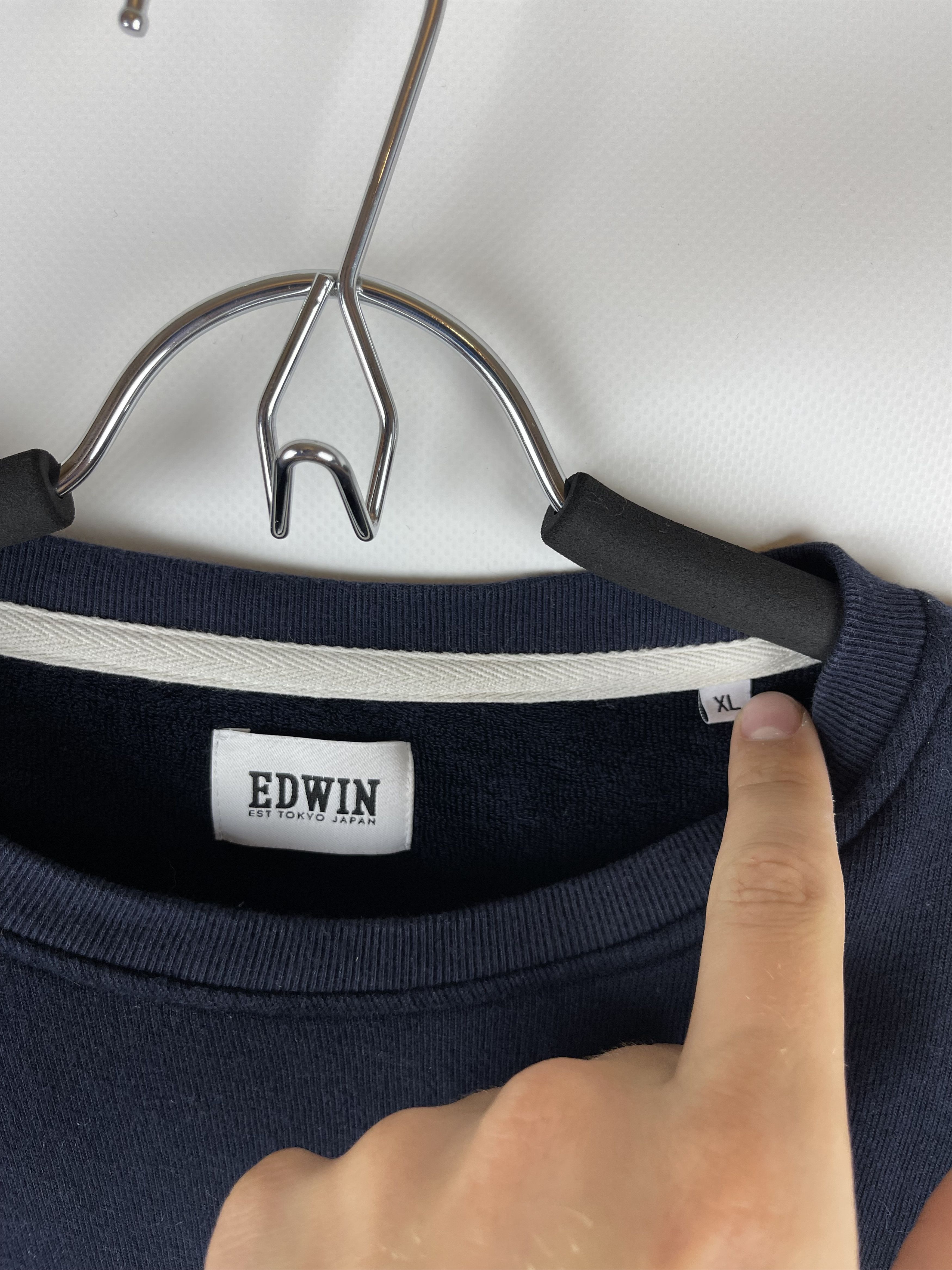 Edwin × Japanese Brand Edwin Terry TS long sleeve sweatshirt size XL Size US XL / EU 56 / 4 - 10 Thumbnail