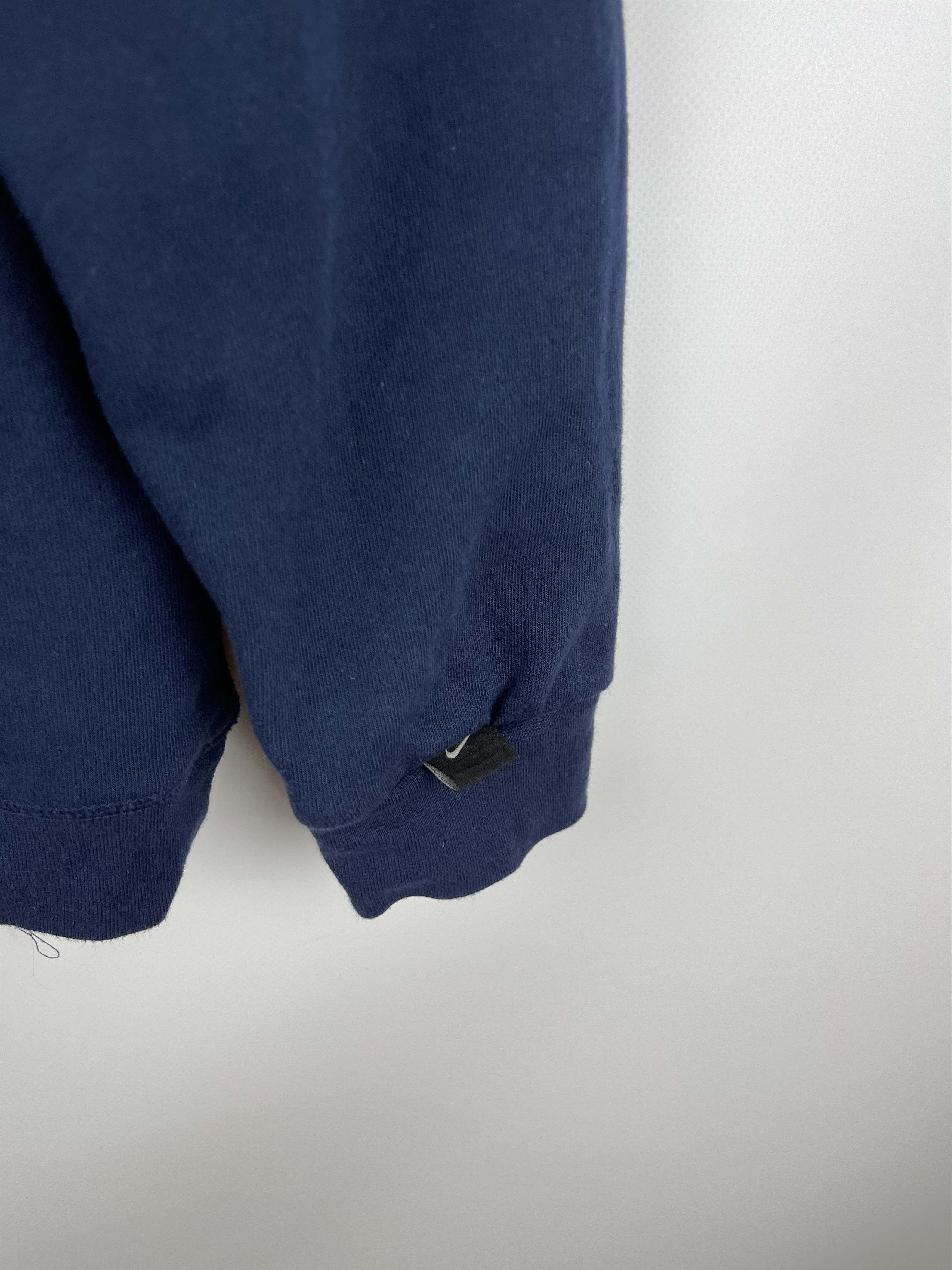 Nike Nike vintage y2k big logo navy sweater sweatshirt Size US M / EU 48-50 / 2 - 5 Thumbnail