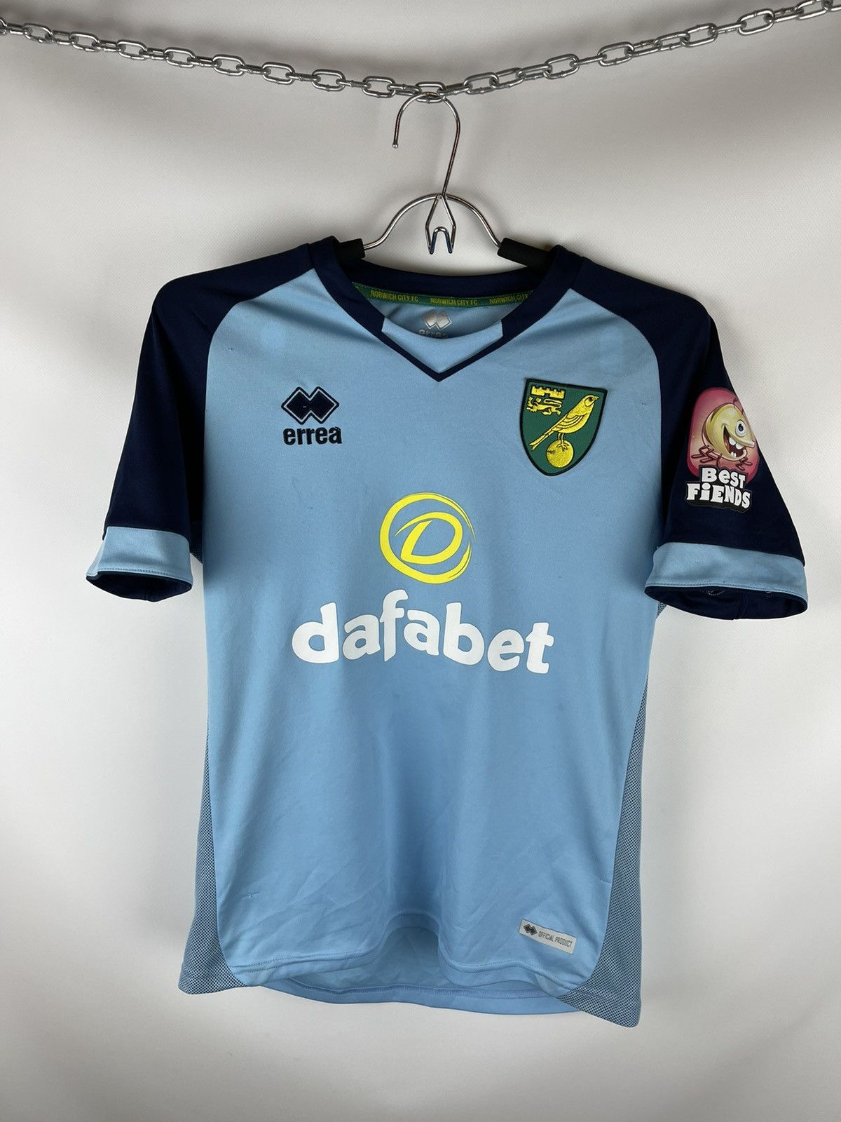 Other Errea Norwich City 2019 2020 goalkeeper soccer jersey shirt Size US S / EU 44-46 / 1 - 1 Thumbnail