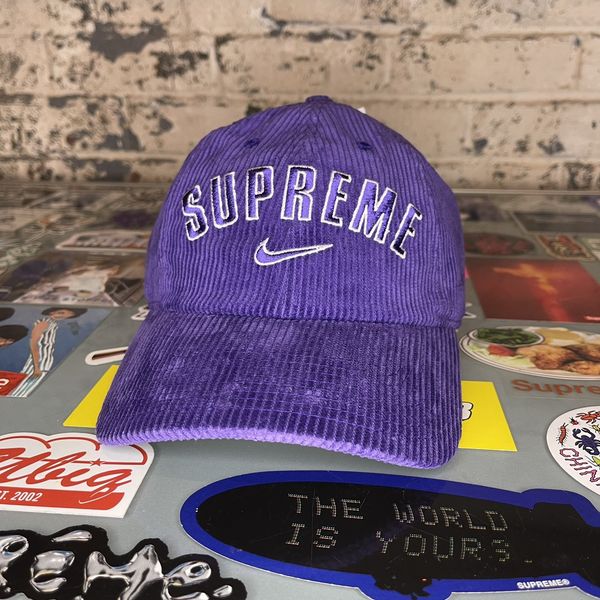 Supreme Supreme Nike Arc Corduroy 6-Panel Purple Brand New | Grailed