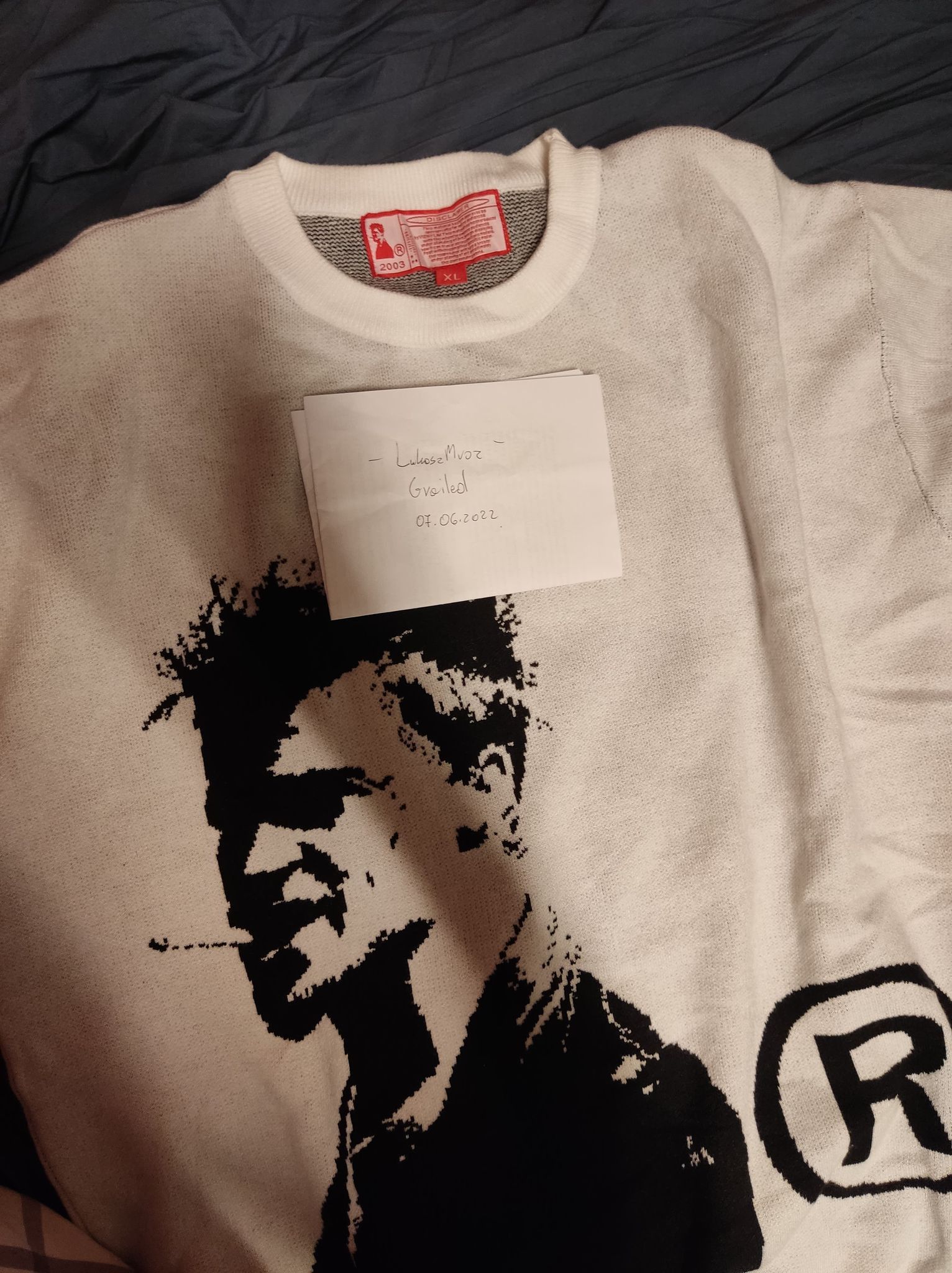 Joy Divizn Brad Pitt sweater Joy Divizn Size US XL / EU 56 / 4 - 3 Thumbnail