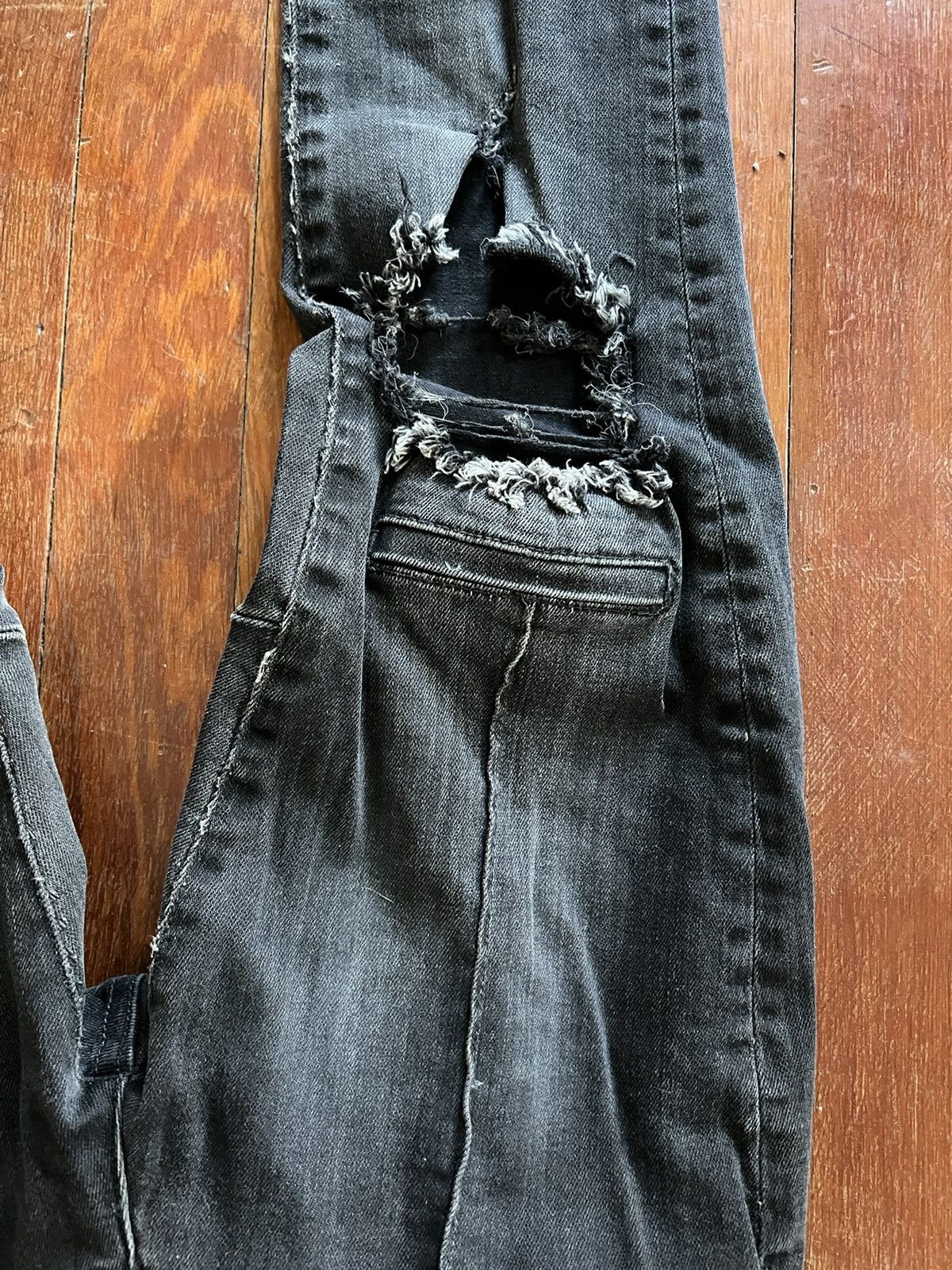 Kollar Clothing KOLLAR Faded Denim Jeans Size US 29 - 3 Thumbnail