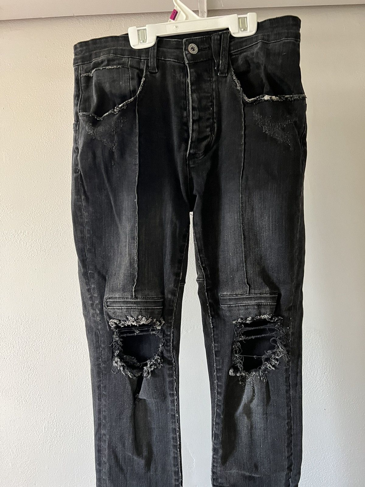 Kollar Clothing KOLLAR Faded Denim Jeans Size US 29 - 1 Thumbnail
