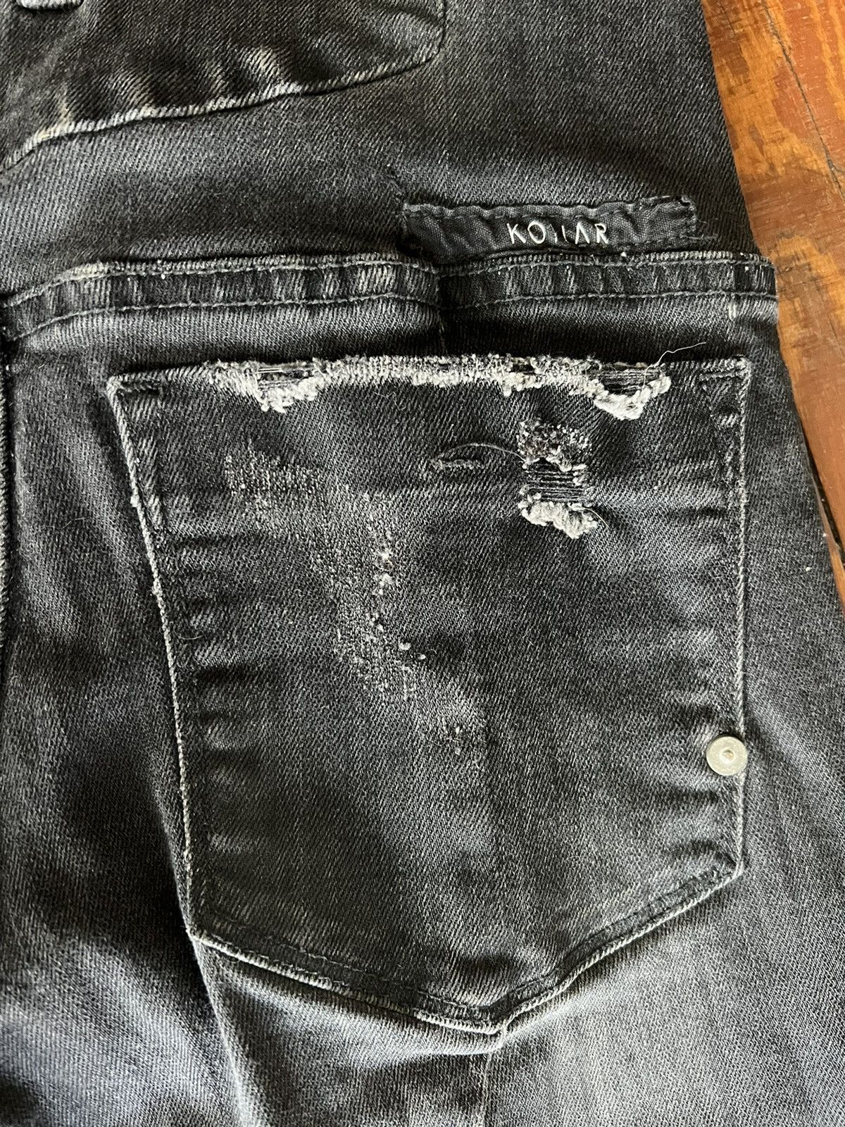 Kollar Clothing KOLLAR Faded Denim Jeans Size US 29 - 8 Thumbnail