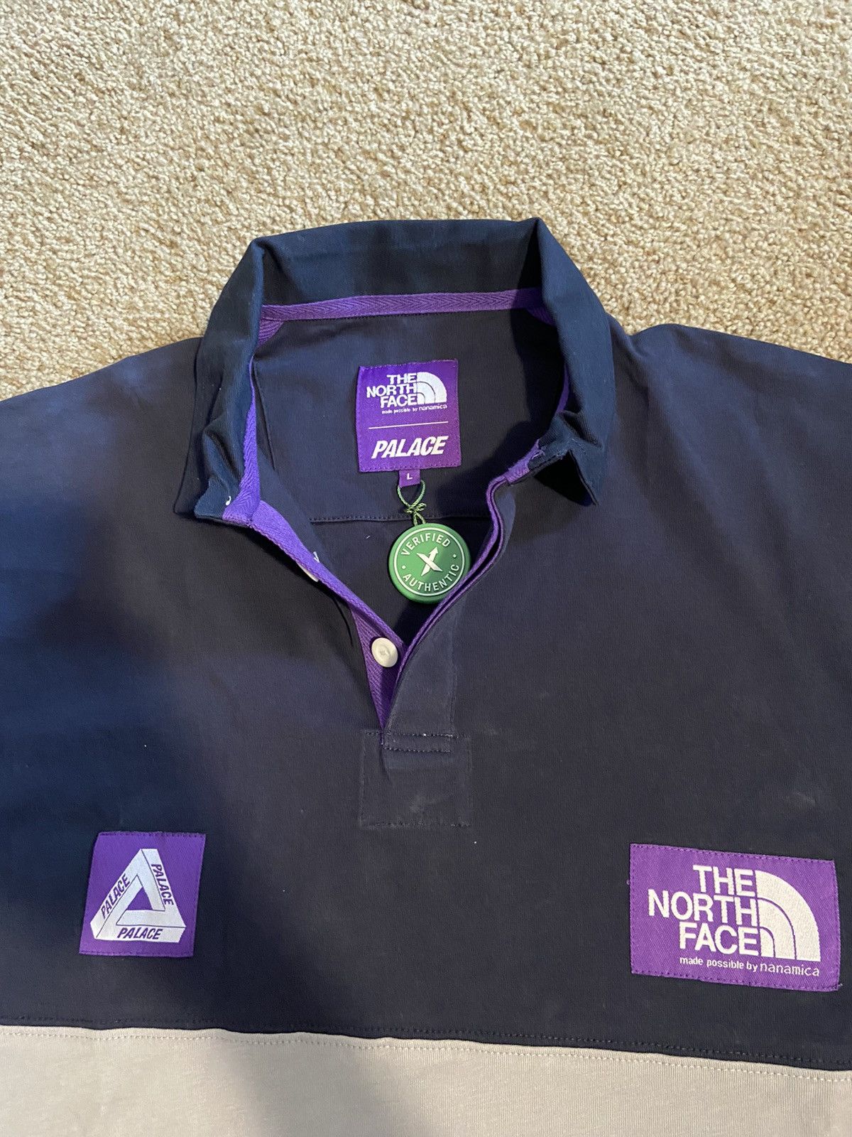 Nanamica Palace TNF purple label high bulky rugby shirt Size US L / EU 52-54 / 3 - 2 Thumbnail
