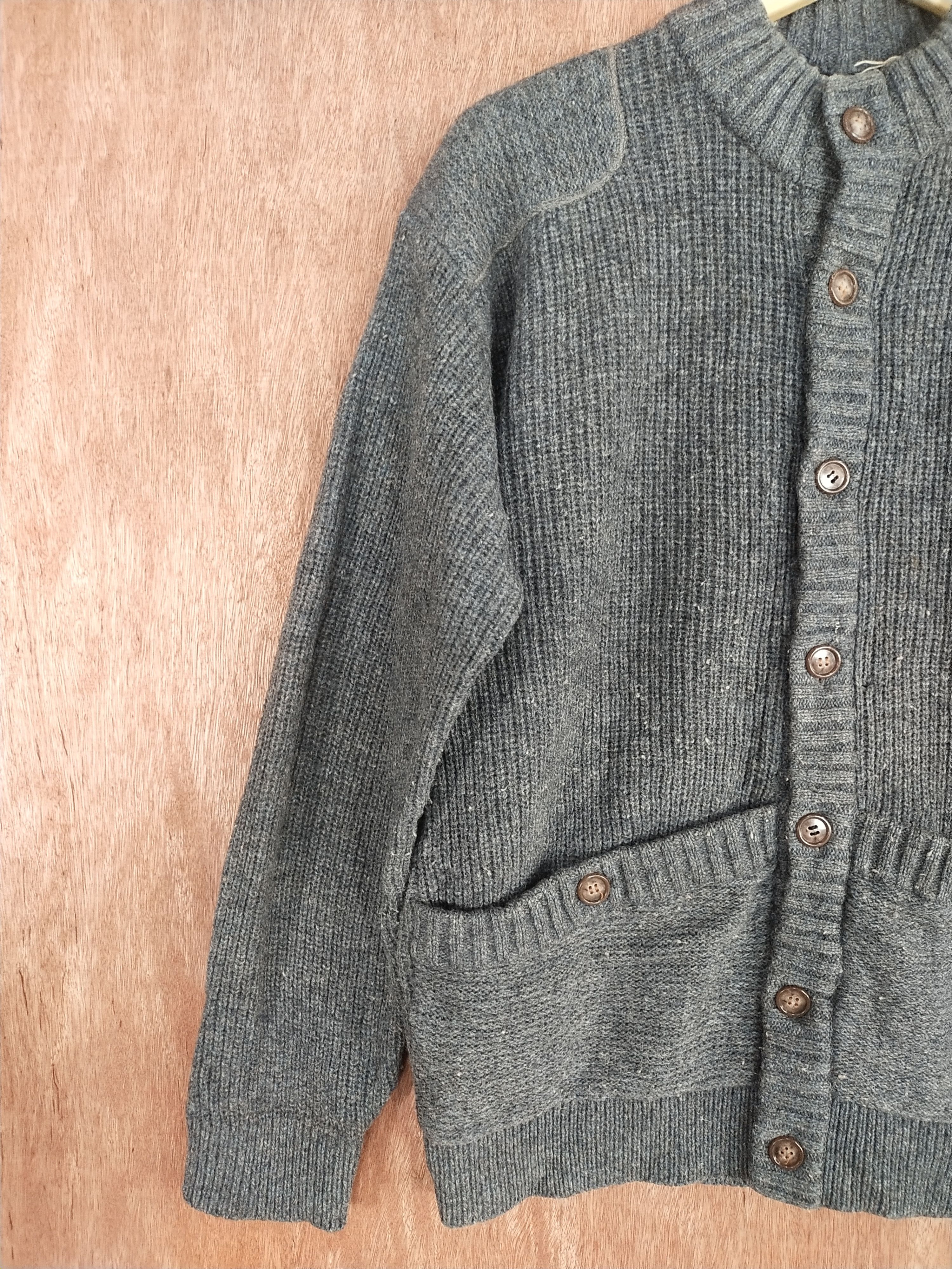 Japanese Brand Japan Gray knitwear cardigan #H294 Size US M / EU 48-50 / 2 - 5 Thumbnail