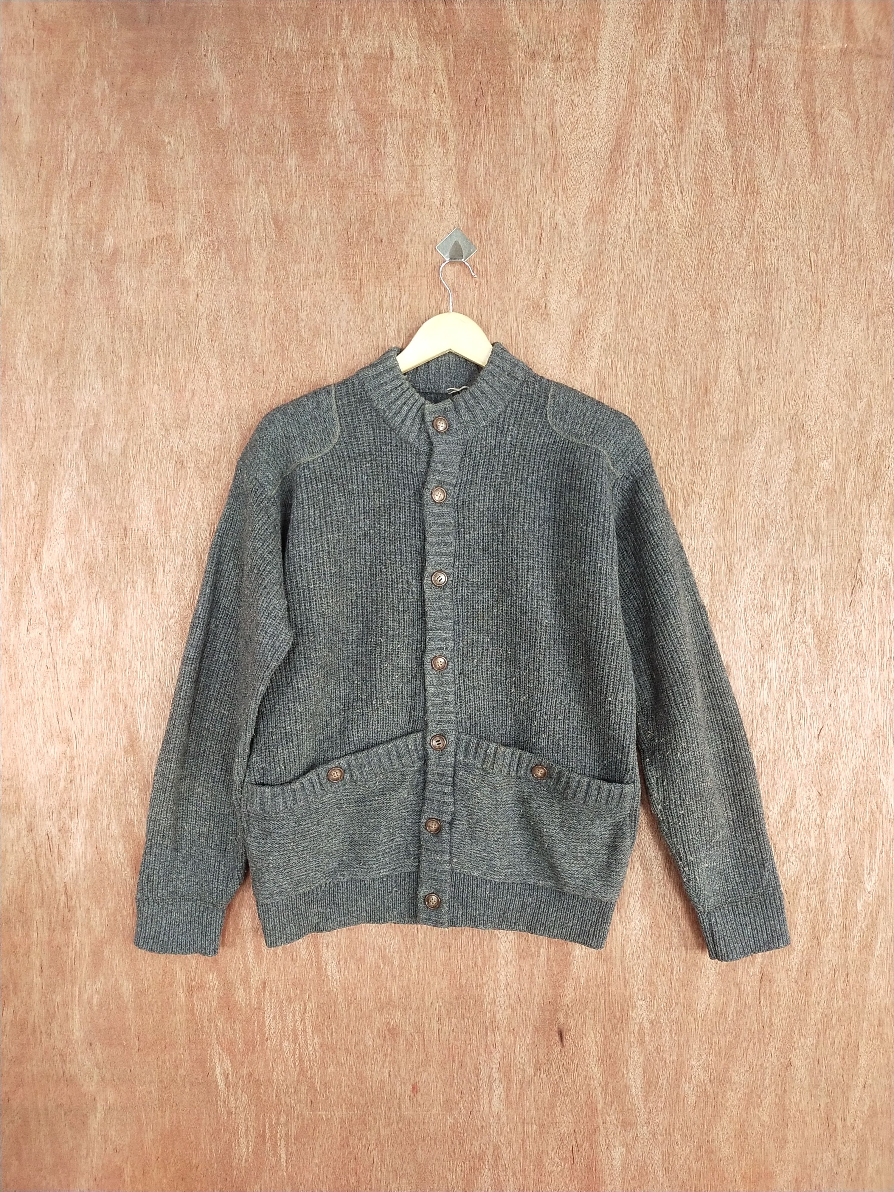 Japanese Brand Japan Gray knitwear cardigan #H294 Size US M / EU 48-50 / 2 - 1 Thumbnail