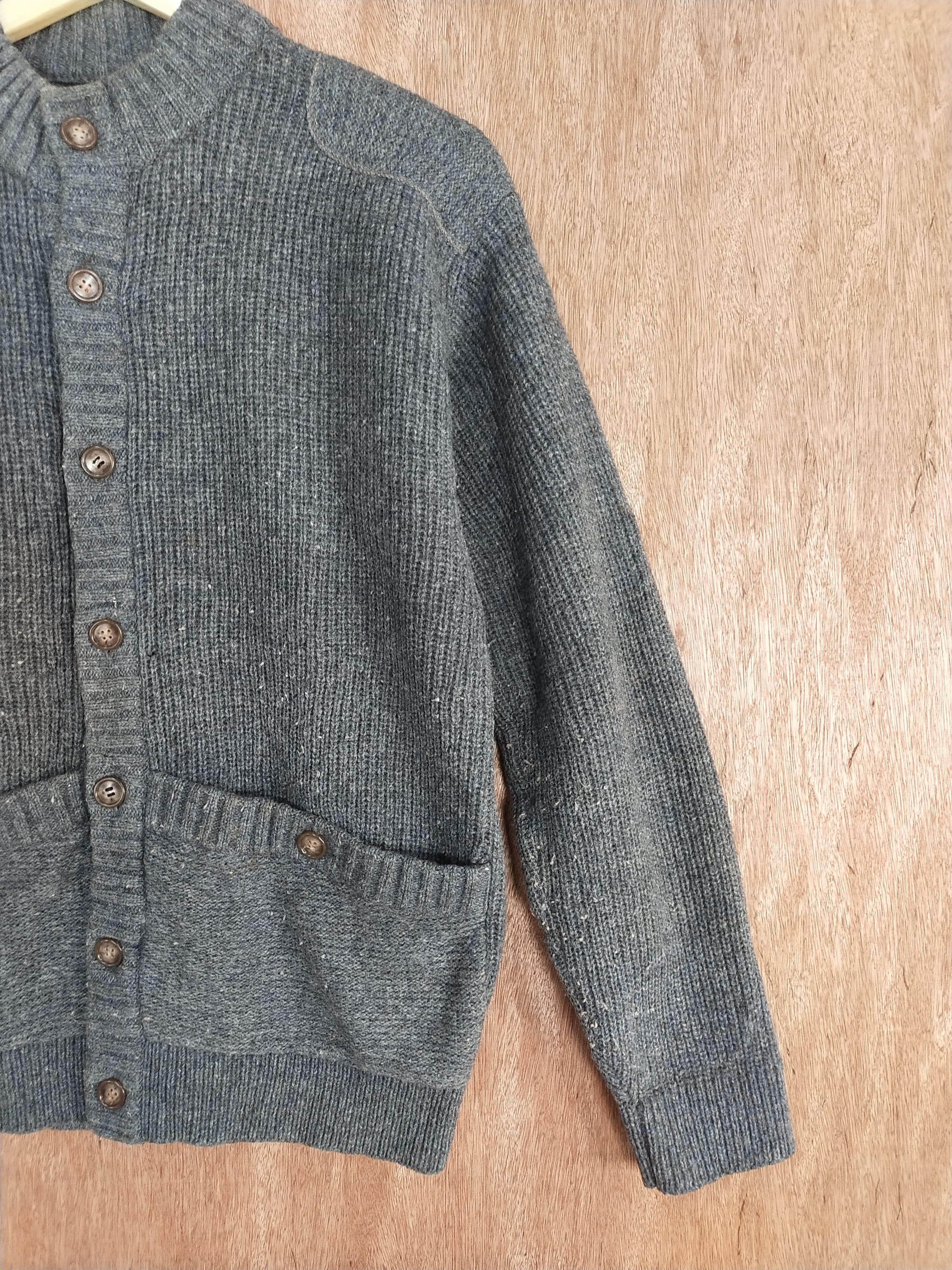 Japanese Brand Japan Gray knitwear cardigan #H294 Size US M / EU 48-50 / 2 - 3 Thumbnail