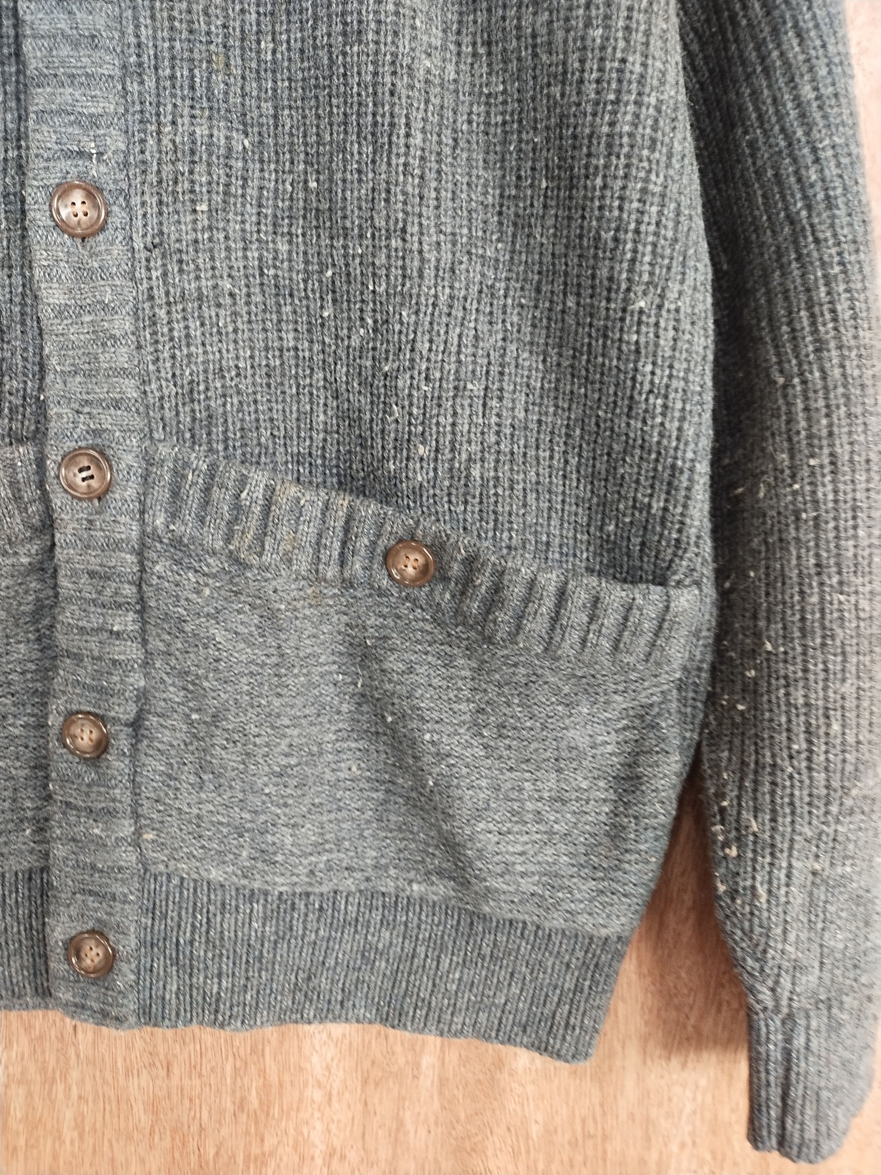 Japanese Brand Japan Gray knitwear cardigan #H294 Size US M / EU 48-50 / 2 - 4 Thumbnail