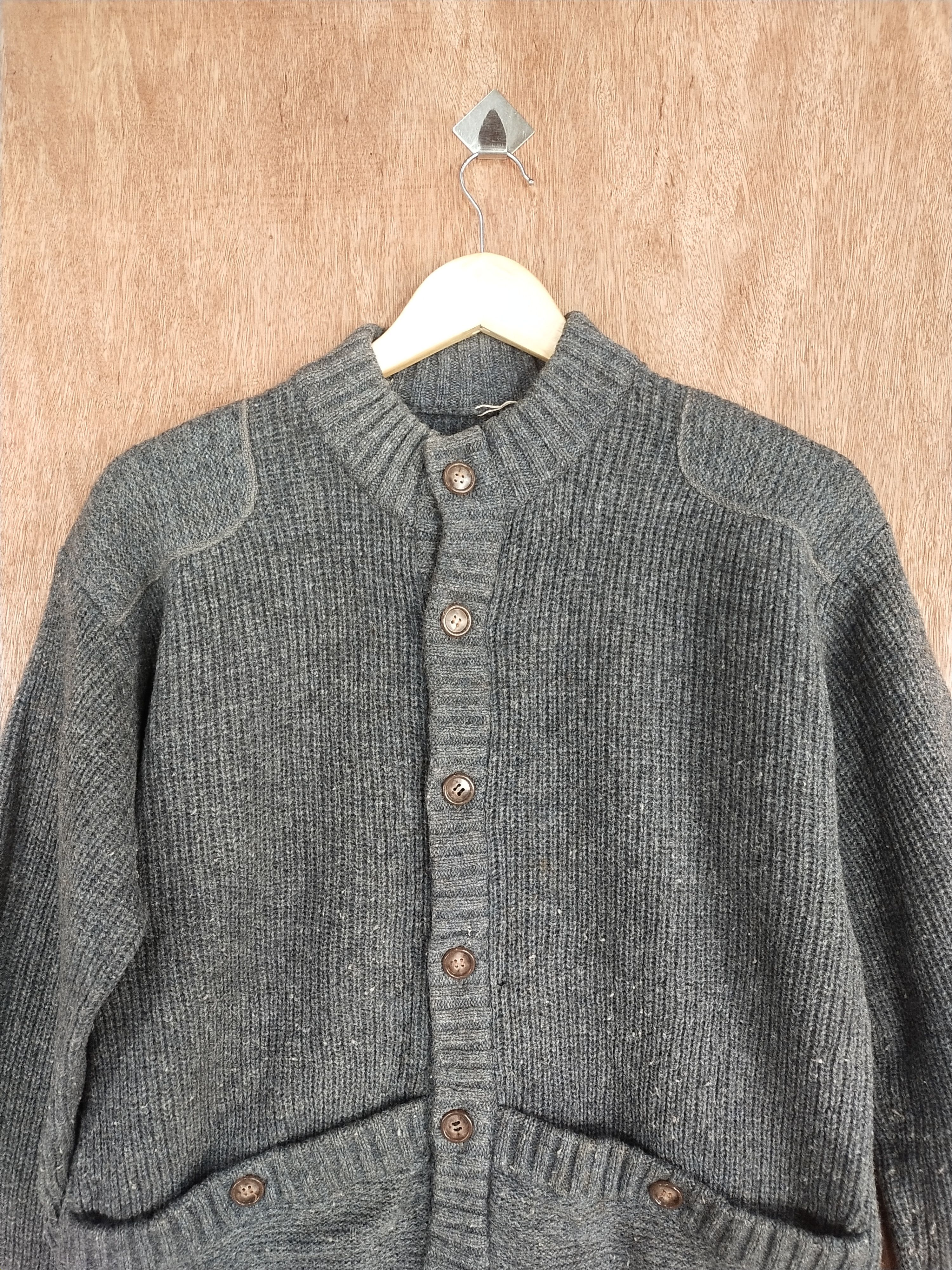 Japanese Brand Japan Gray knitwear cardigan #H294 Size US M / EU 48-50 / 2 - 2 Thumbnail