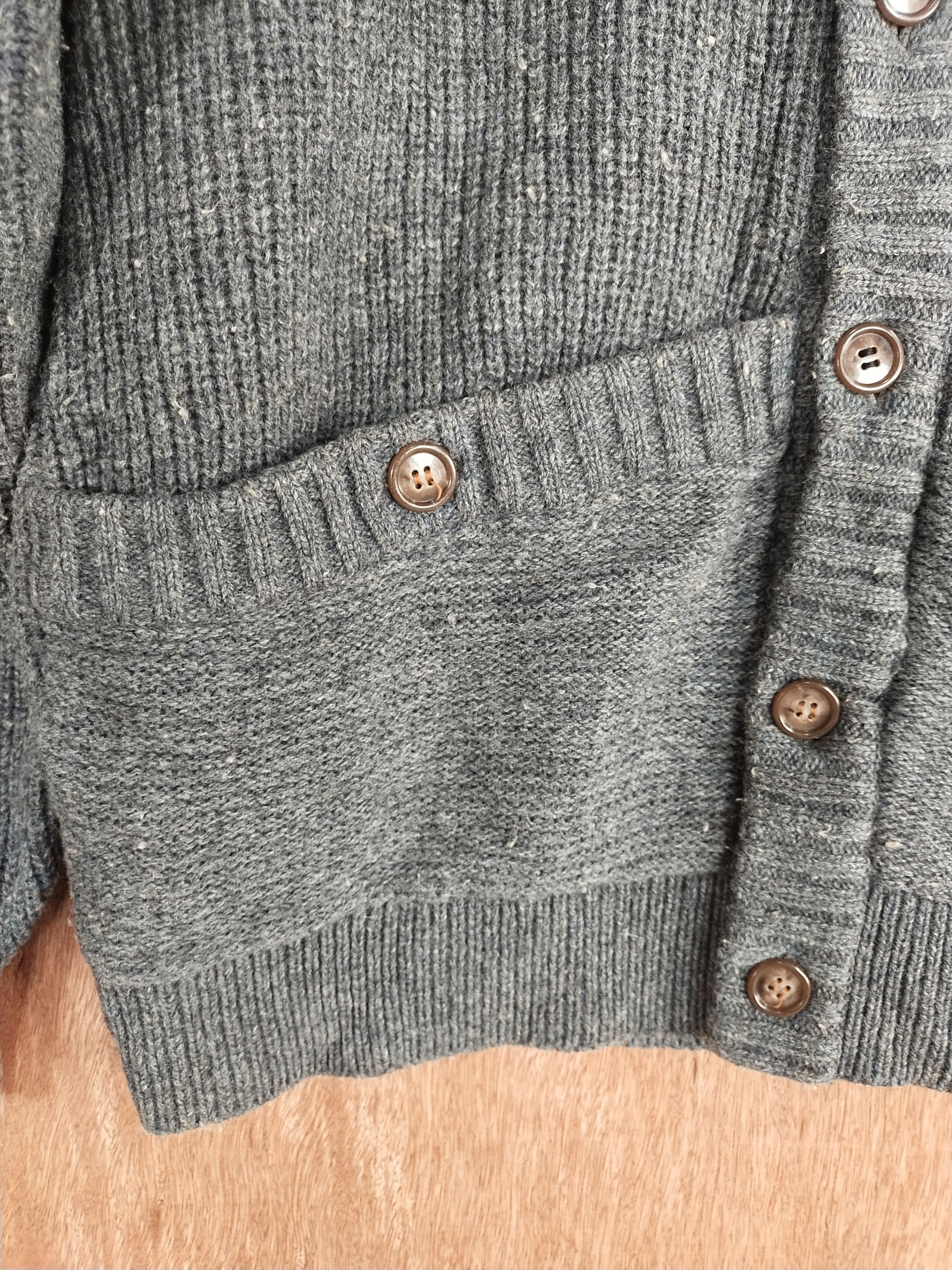 Japanese Brand Japan Gray knitwear cardigan #H294 Size US M / EU 48-50 / 2 - 6 Thumbnail