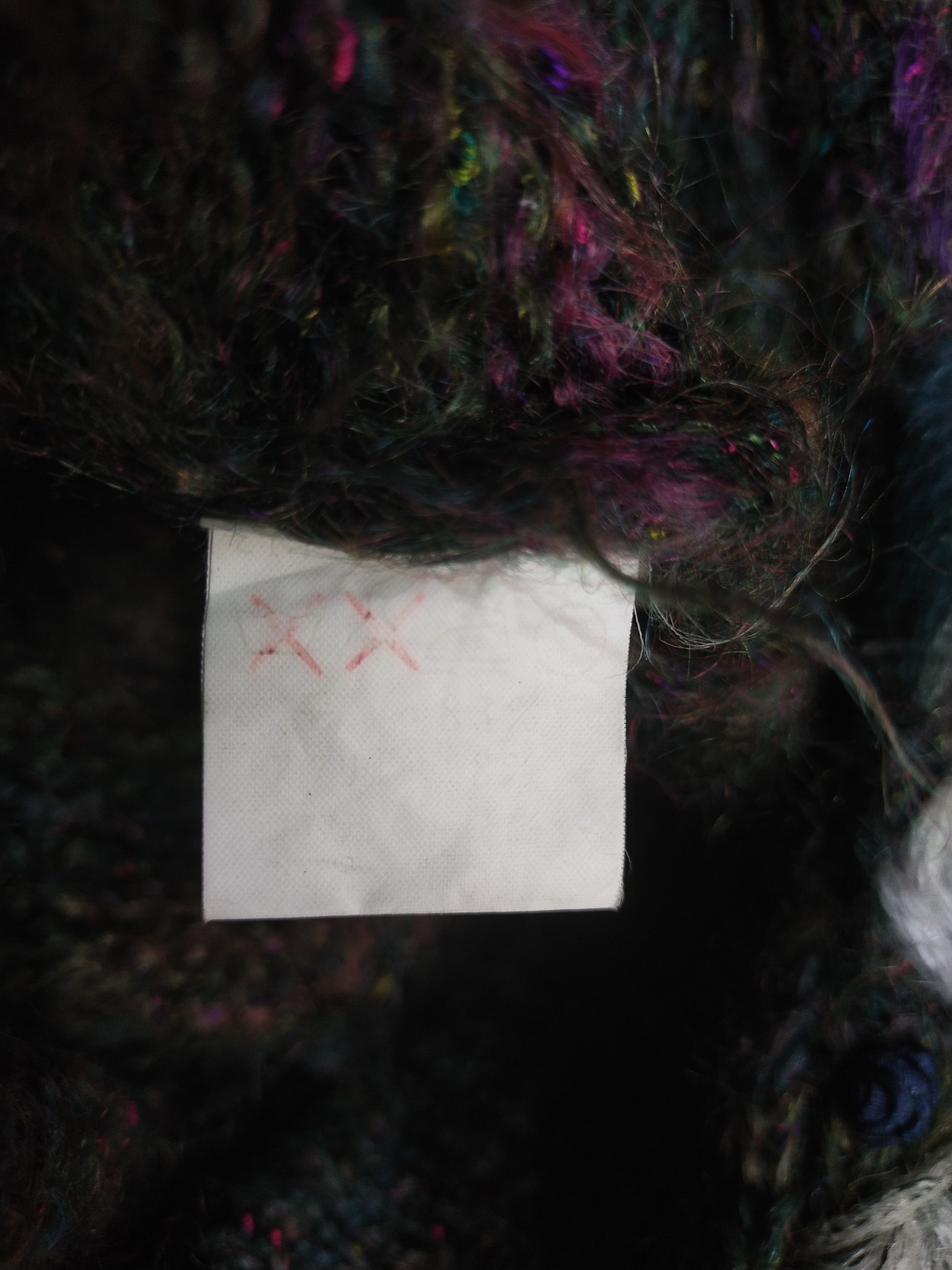 Homespun Knitwear Filare dark green/colourful art cardigan knitwear #H281 Size US M / EU 48-50 / 2 - 8 Thumbnail