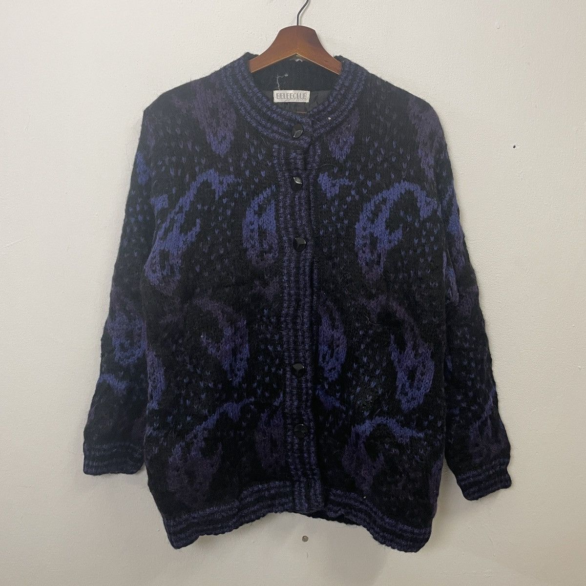 Aran Isles Knitwear × Vintage Vintage Beleeclub Button Ups Art Knitwear Size US M / EU 48-50 / 2 - 1 Thumbnail