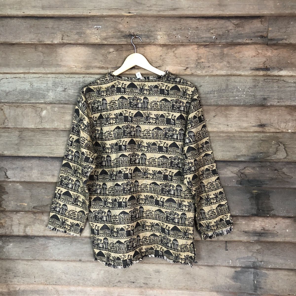 Vintage Japanese Brand art Brown knitwear #H258 Size US M / EU 48-50 / 2 - 9 Thumbnail