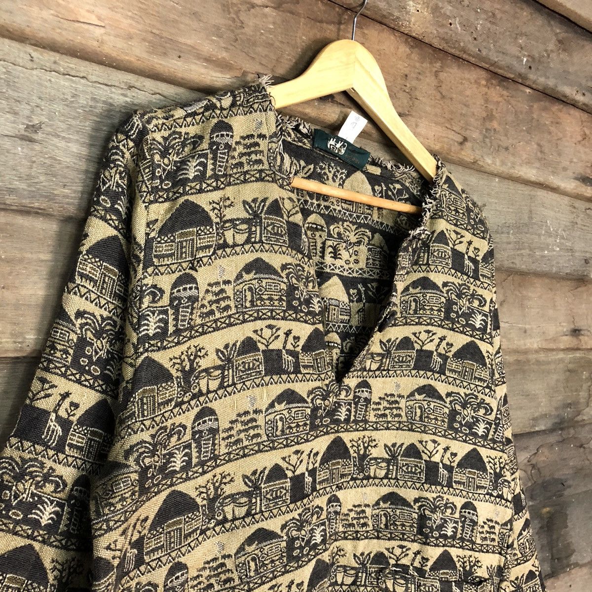 Vintage Japanese Brand art Brown knitwear #H258 Size US M / EU 48-50 / 2 - 7 Thumbnail