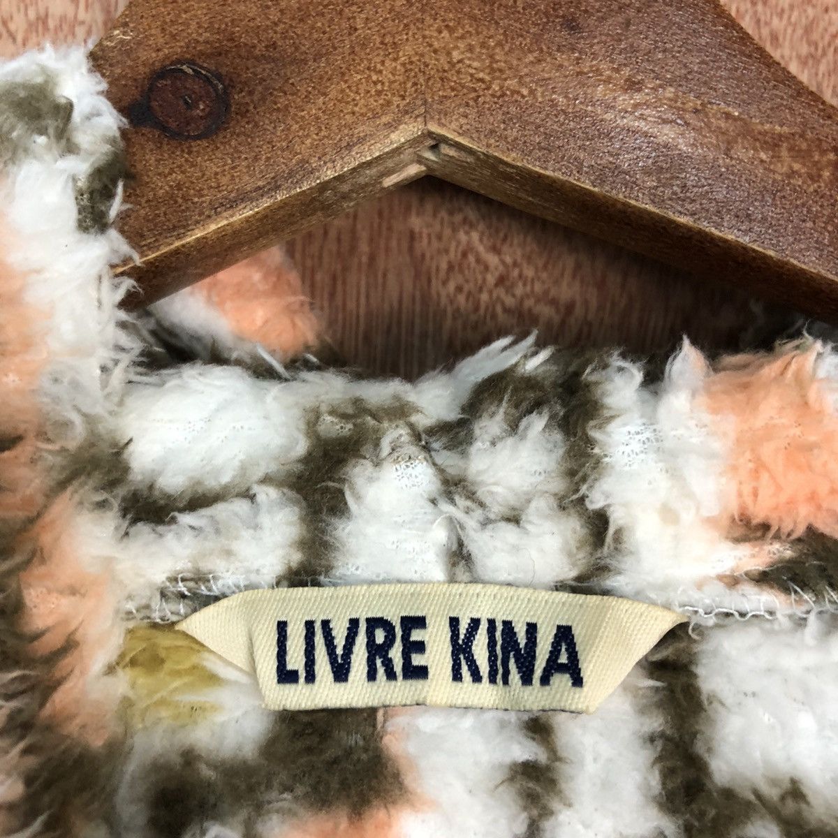 Japanese Brand Livre Kina Multicolor fleece hoodie sweater #H142 Size M / US 6-8 / IT 42-44 - 10 Thumbnail