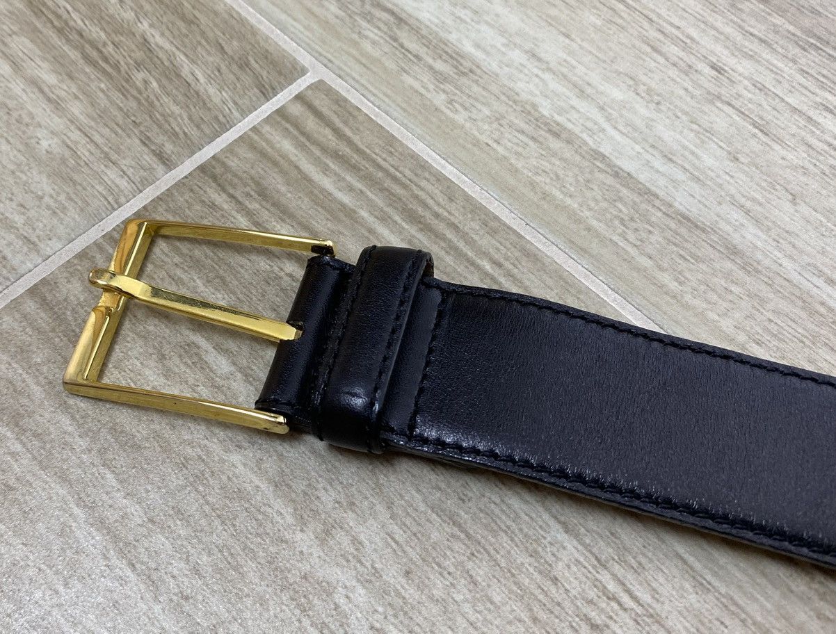Moschino MOSCHINO leather belt Rare Gold Logo Jacket Redwall Vintage Size ONE SIZE - 10 Thumbnail