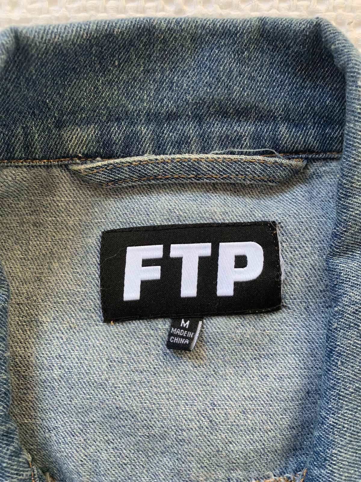 FTP All shops Over Denim Jacket Size XL