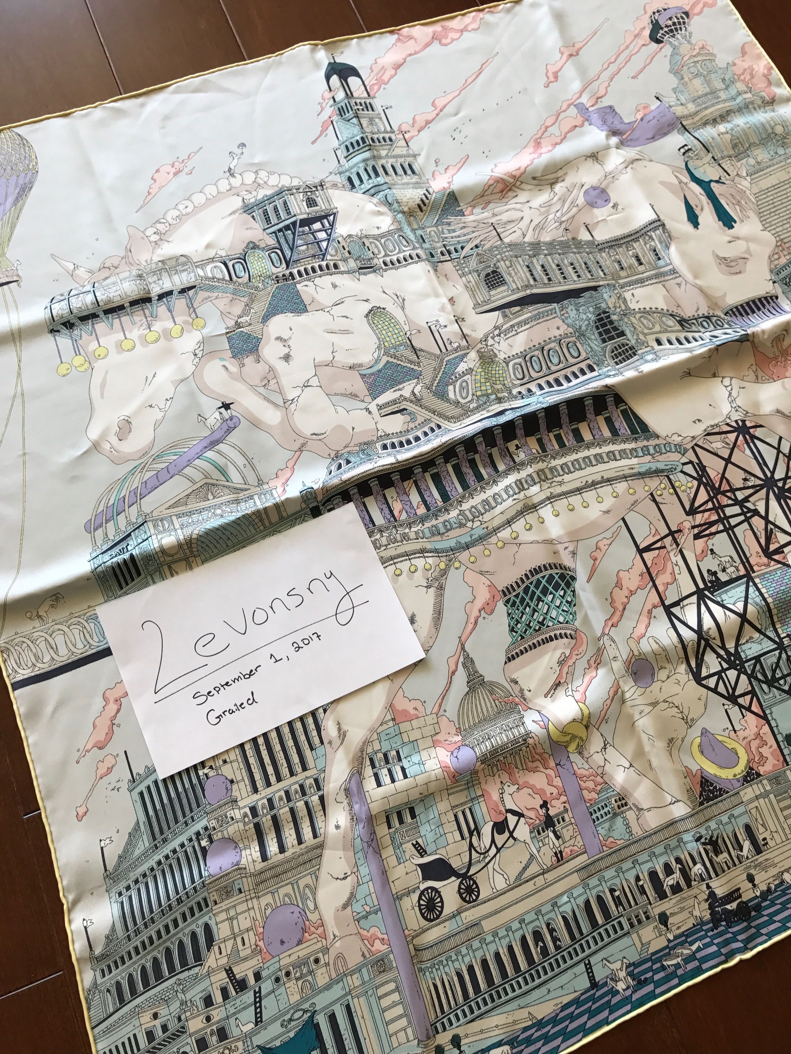 Hermes Silk Scarf