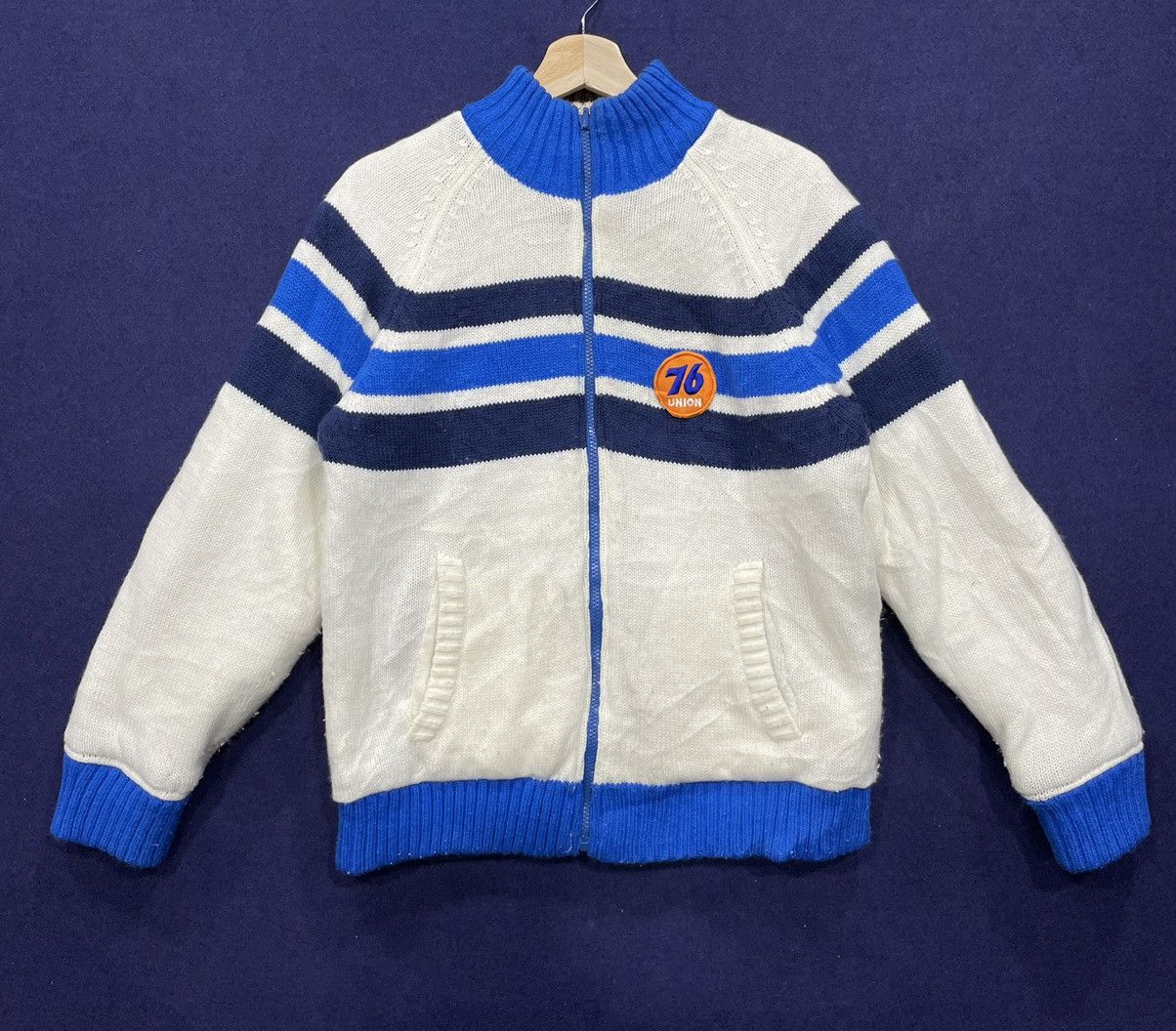 Vintage Rare 76 Lubricants Reversible Jacket Puffer & Knitwear Size US M / EU 48-50 / 2 - 2 Thumbnail