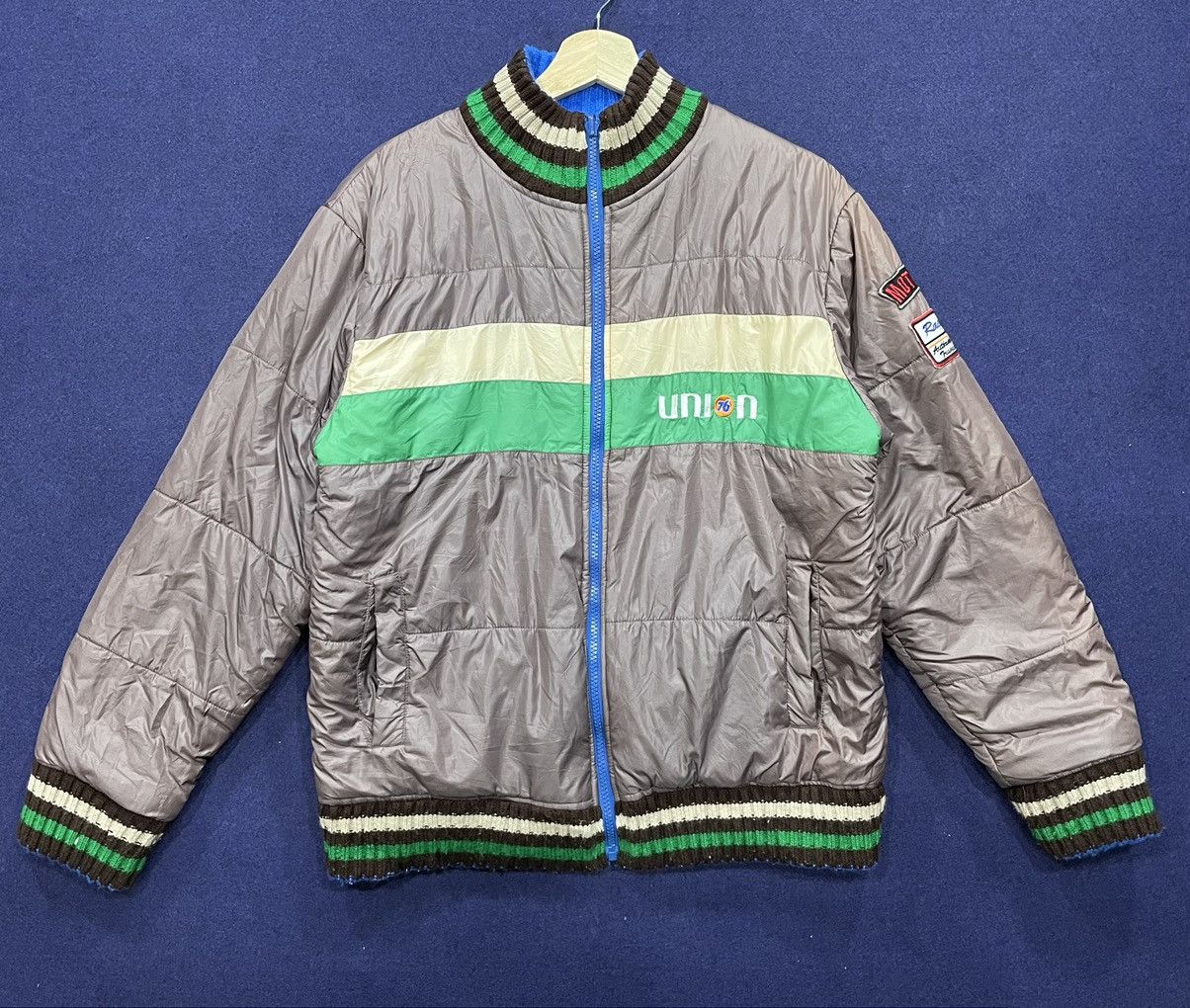 Vintage Rare 76 Lubricants Reversible Jacket Puffer & Knitwear Size US M / EU 48-50 / 2 - 5 Thumbnail