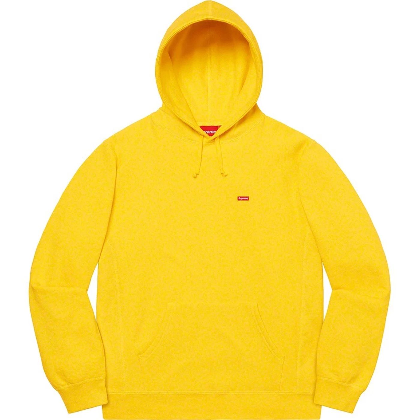 Small Box Hooded Sweatshirt Lemon