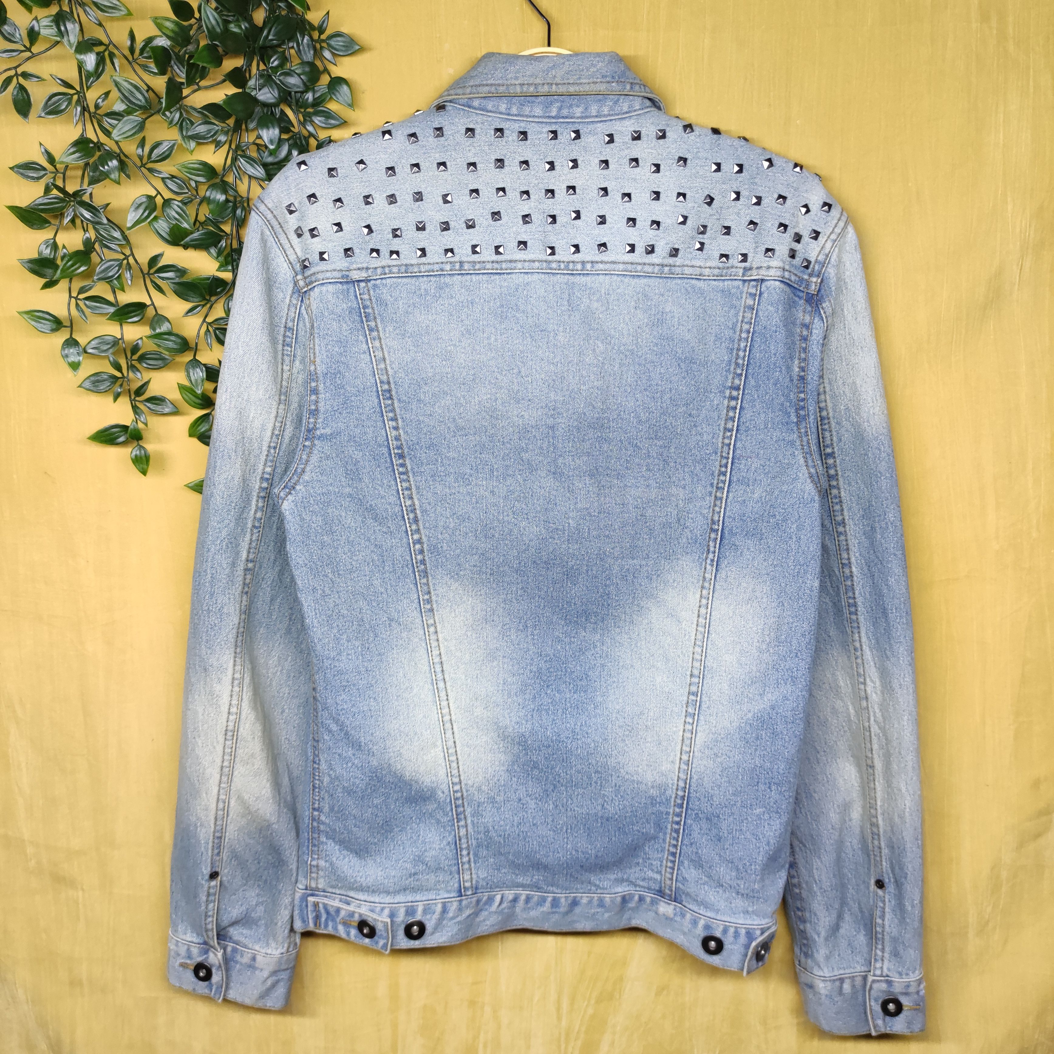 Japanesebrand Dowbl Punk Spike Denim Jacket