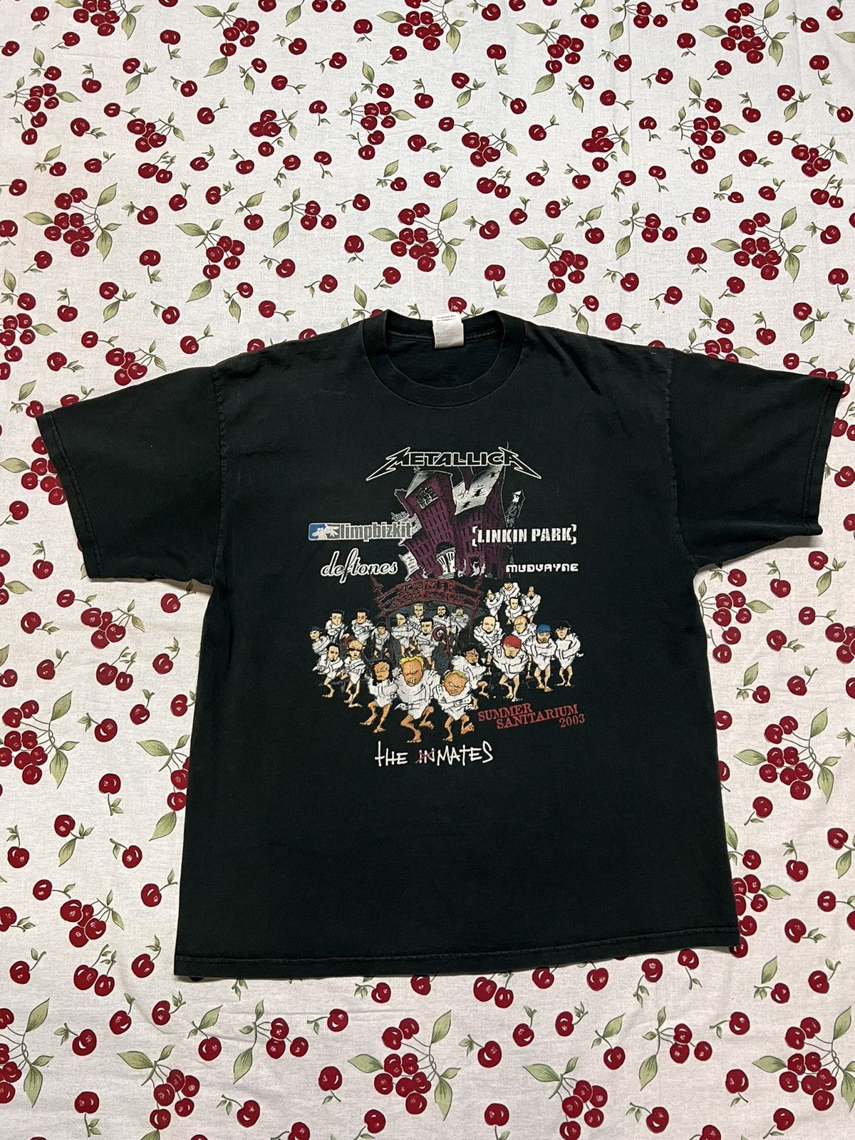 Band Tees × Vintage Vintage Metallica Meet The Inmates Band T Shirt ...