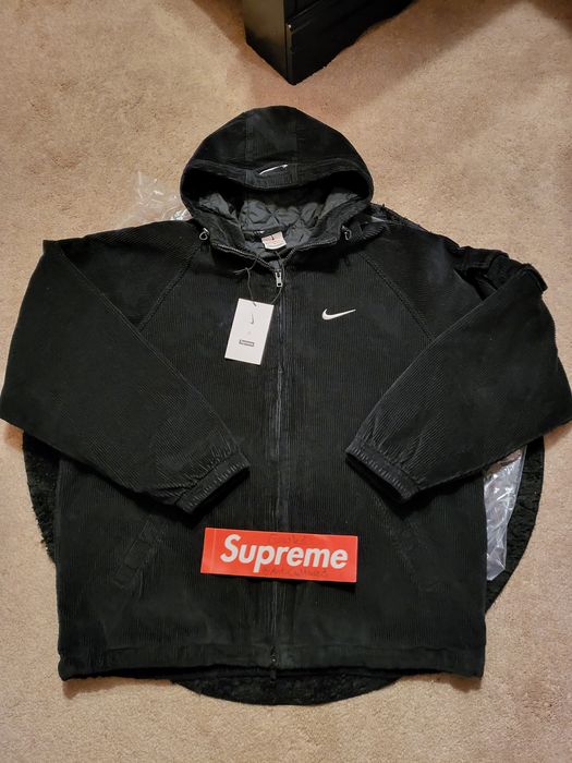 Supreme x Nike Arc Corduroy Hooded Jacket