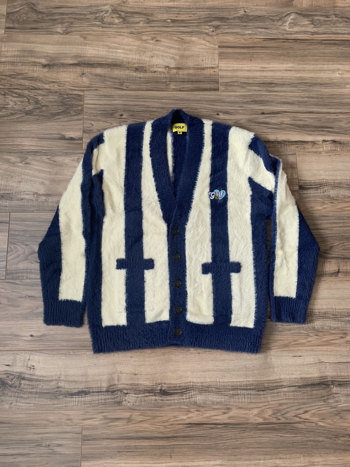 Golf Wang Golf Wang Striped Mohair Cardigan | Grailed