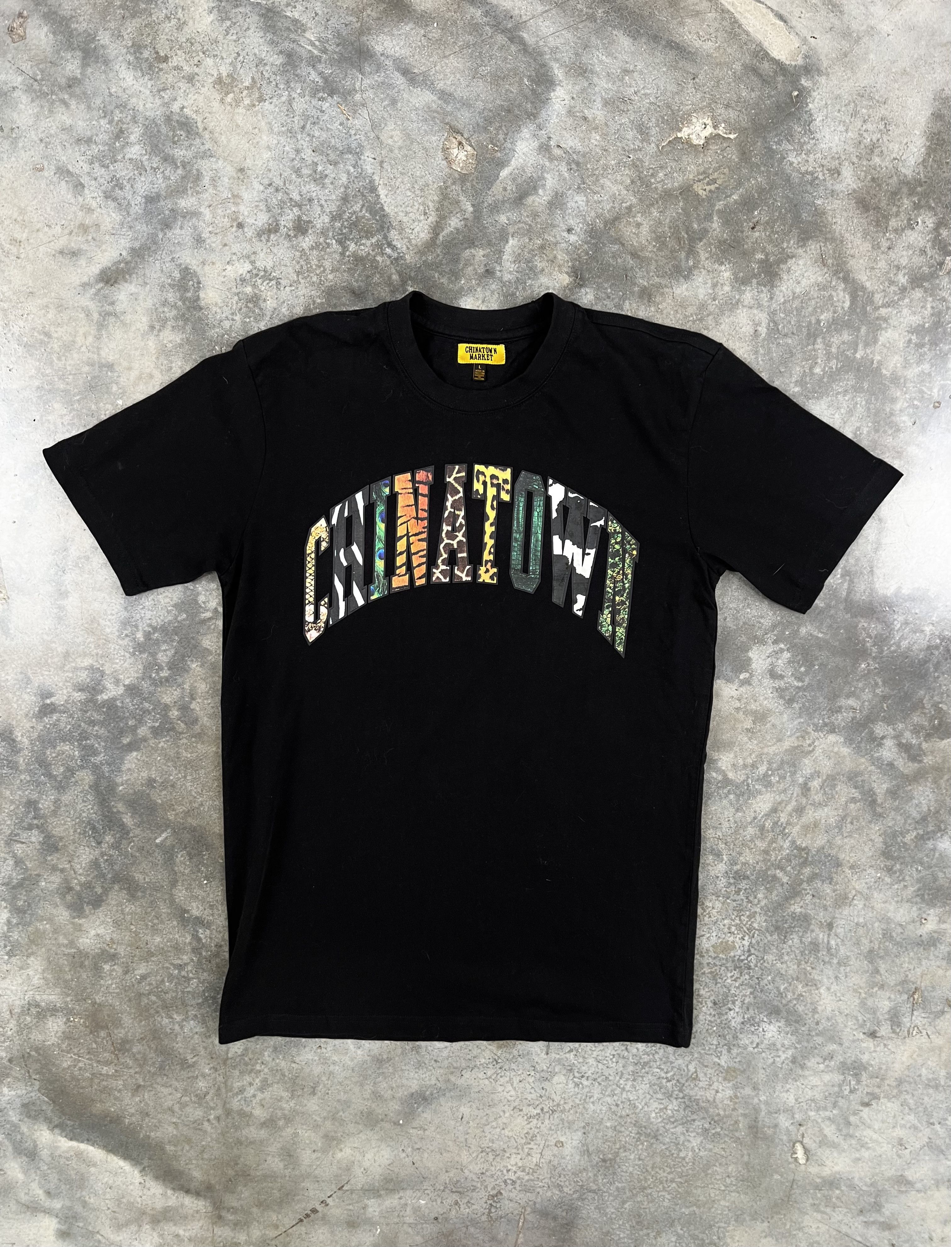 Market Chinatown Market Safari Animal Logo Arc Tee Black Large Size US L / EU 52-54 / 3 - 1 Thumbnail