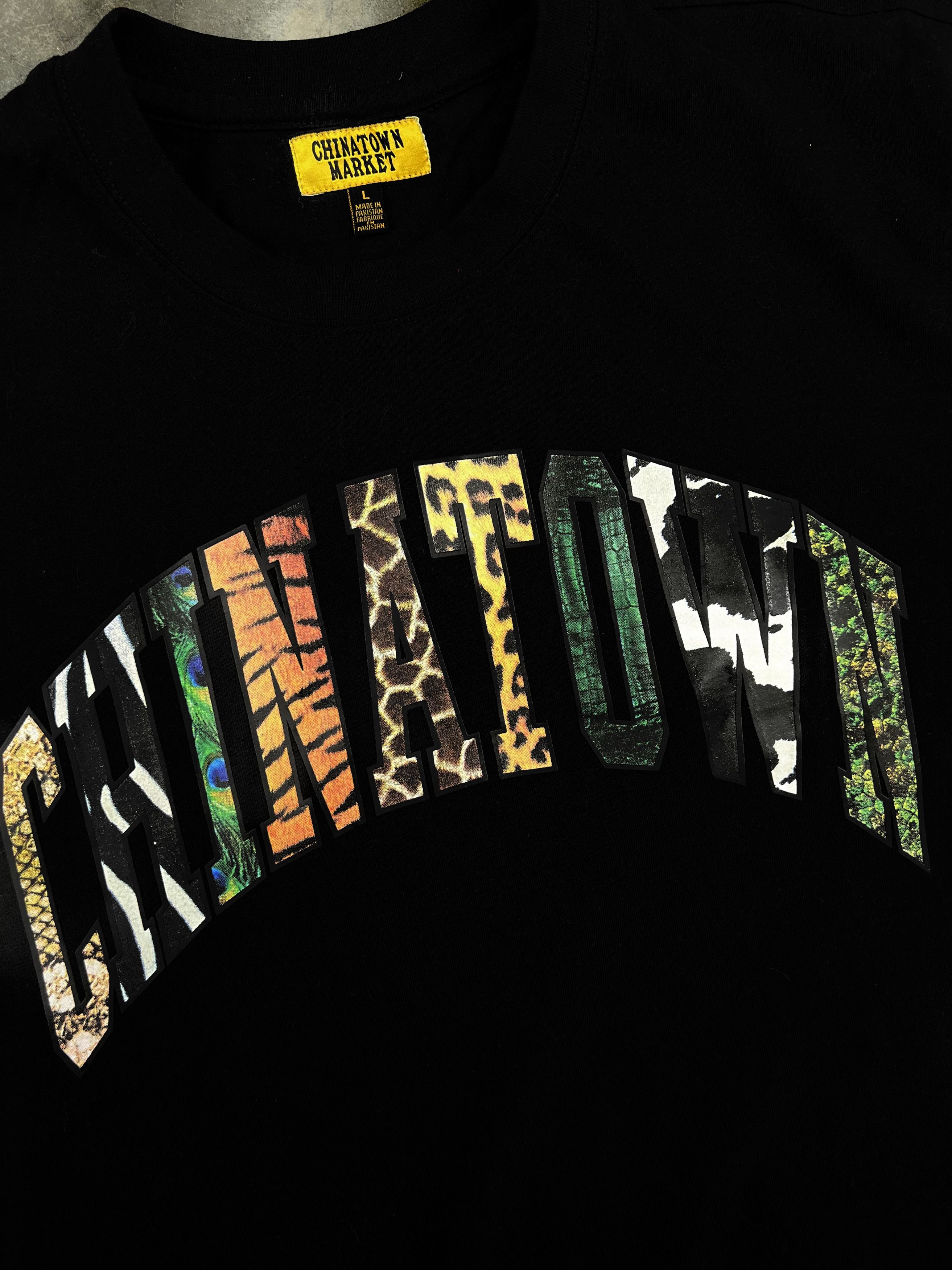 Market Chinatown Market Safari Animal Logo Arc Tee Black Large Size US L / EU 52-54 / 3 - 2 Thumbnail