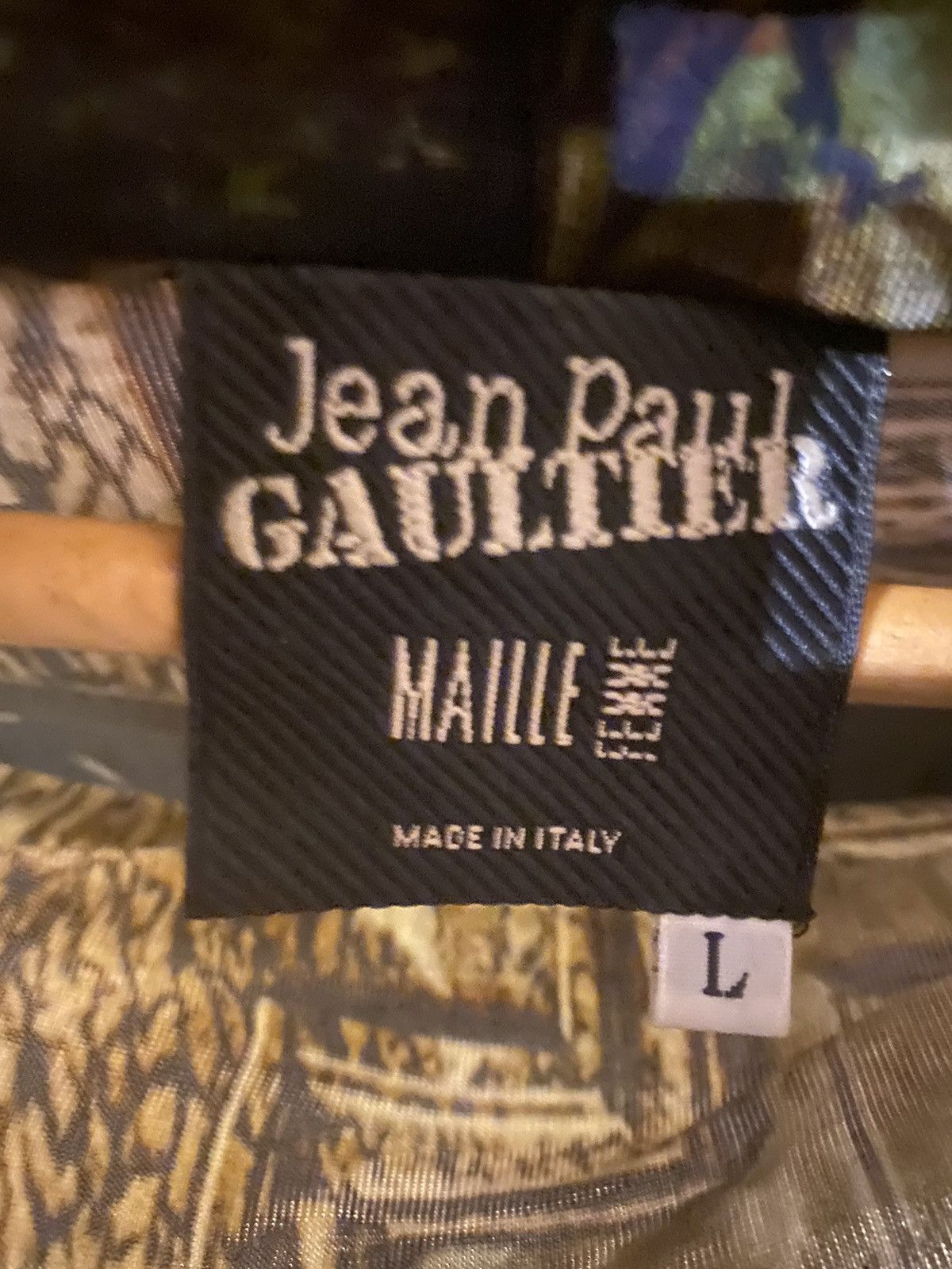 Jean Paul Gaultier Jean Paul Gaultier Maille Mesh Tattoo Top Size US L / EU 52-54 / 3 - 3 Thumbnail