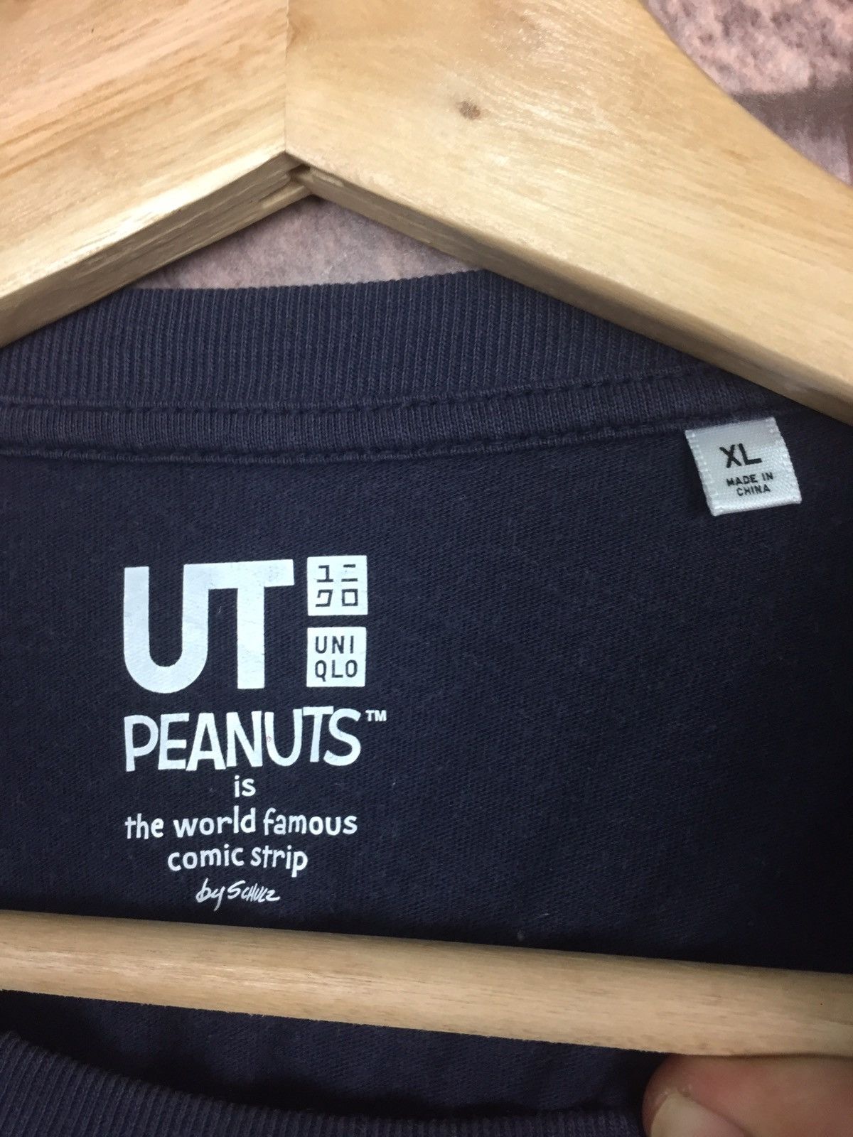 Peanuts Peanuts Uniqlo Snoopy Big Logo XL Fit To M Size US XL / EU 56 / 4 - 3 Thumbnail