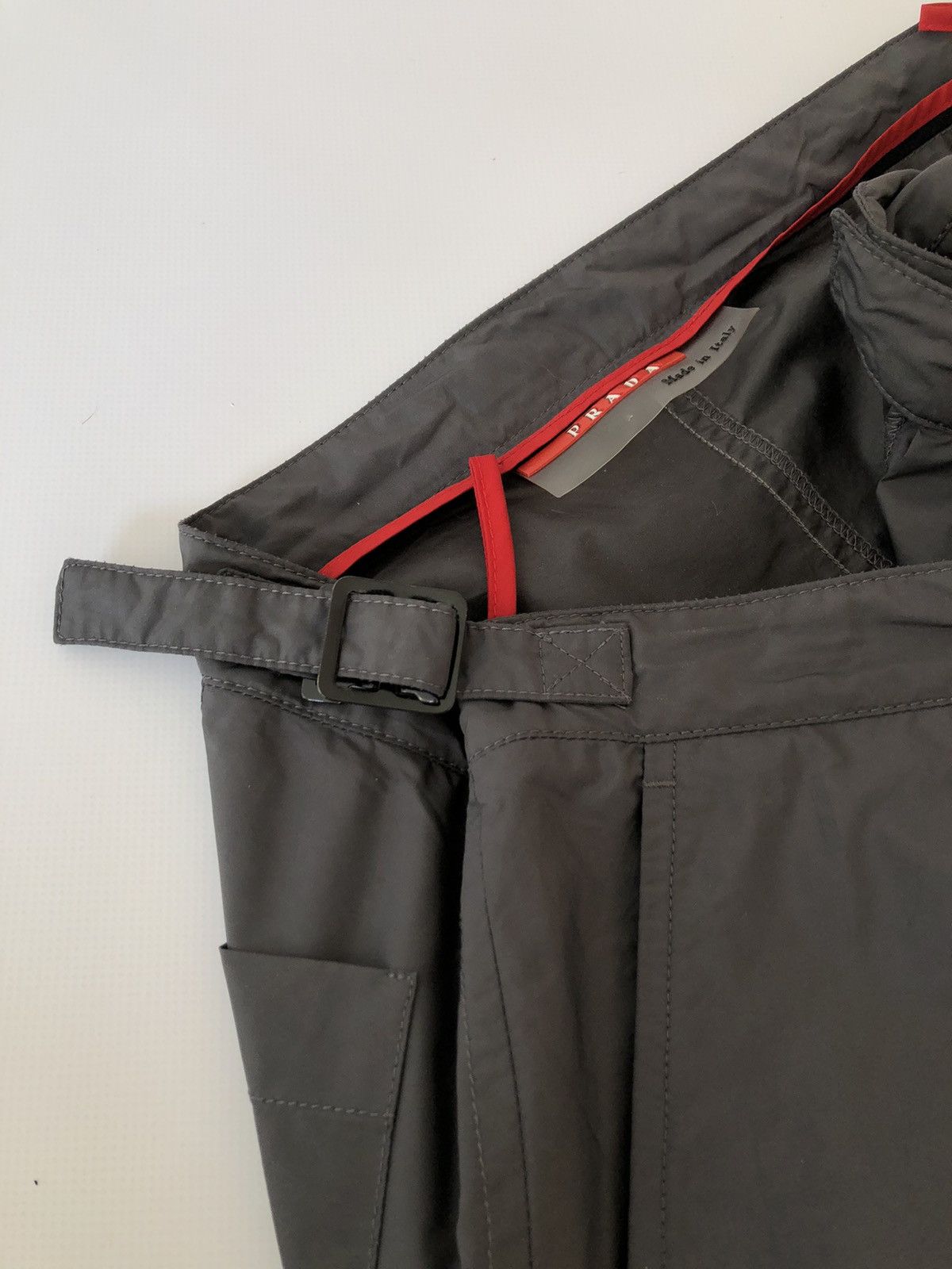 Prada Prada Bondage Cargo Nylon Pants Size US 35 - 8 Thumbnail
