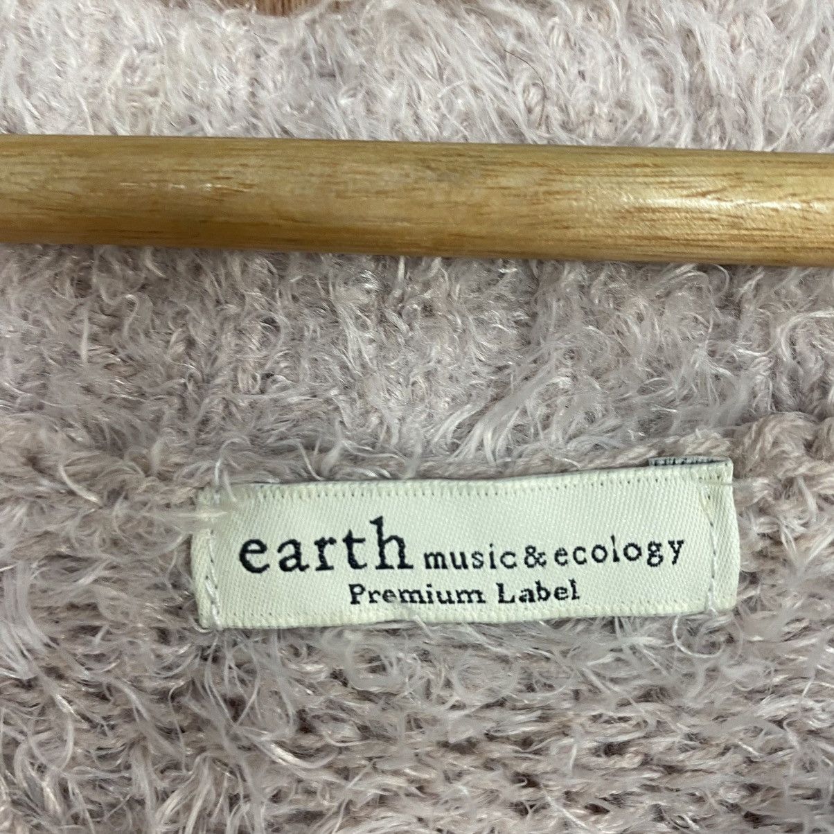 Homespun Knitwear × Japanese Brand Earth Music & Ecology Mohair Knitwear #0396 Size US M / EU 48-50 / 2 - 9 Thumbnail