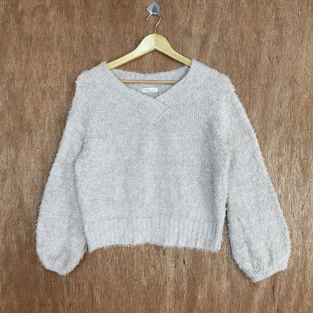 Homespun Knitwear × Japanese Brand Earth Music & Ecology Mohair Knitwear #0396 Size US M / EU 48-50 / 2 - 1 Thumbnail