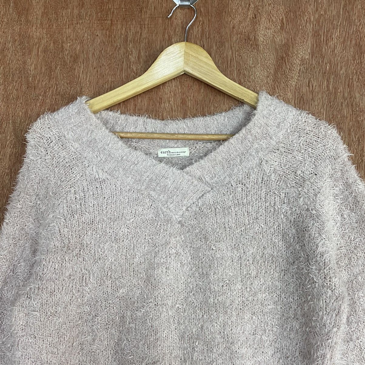 Homespun Knitwear × Japanese Brand Earth Music & Ecology Mohair Knitwear #0396 Size US M / EU 48-50 / 2 - 8 Thumbnail