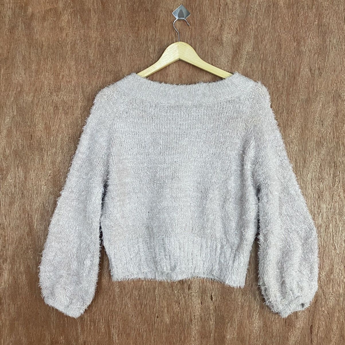 Homespun Knitwear × Japanese Brand Earth Music & Ecology Mohair Knitwear #0396 Size US M / EU 48-50 / 2 - 12 Thumbnail