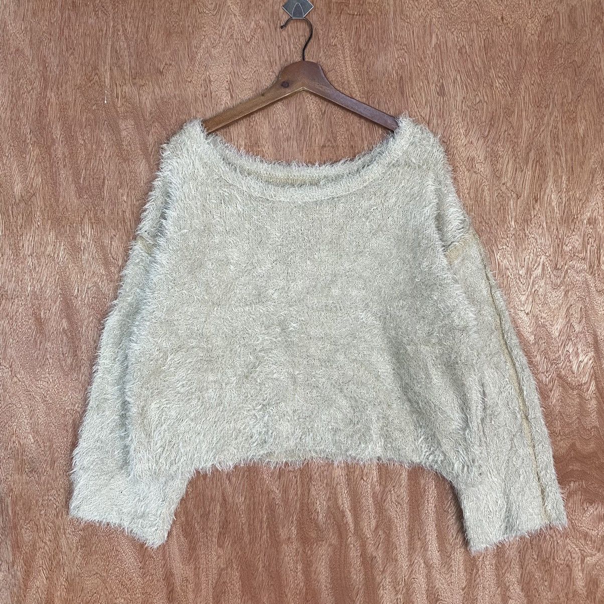 Homespun Knitwear × Japanese Brand Japan Brown Mohair Shag Shaggy Baggy Knitwear #0391 Size US L / EU 52-54 / 3 - 3 Thumbnail