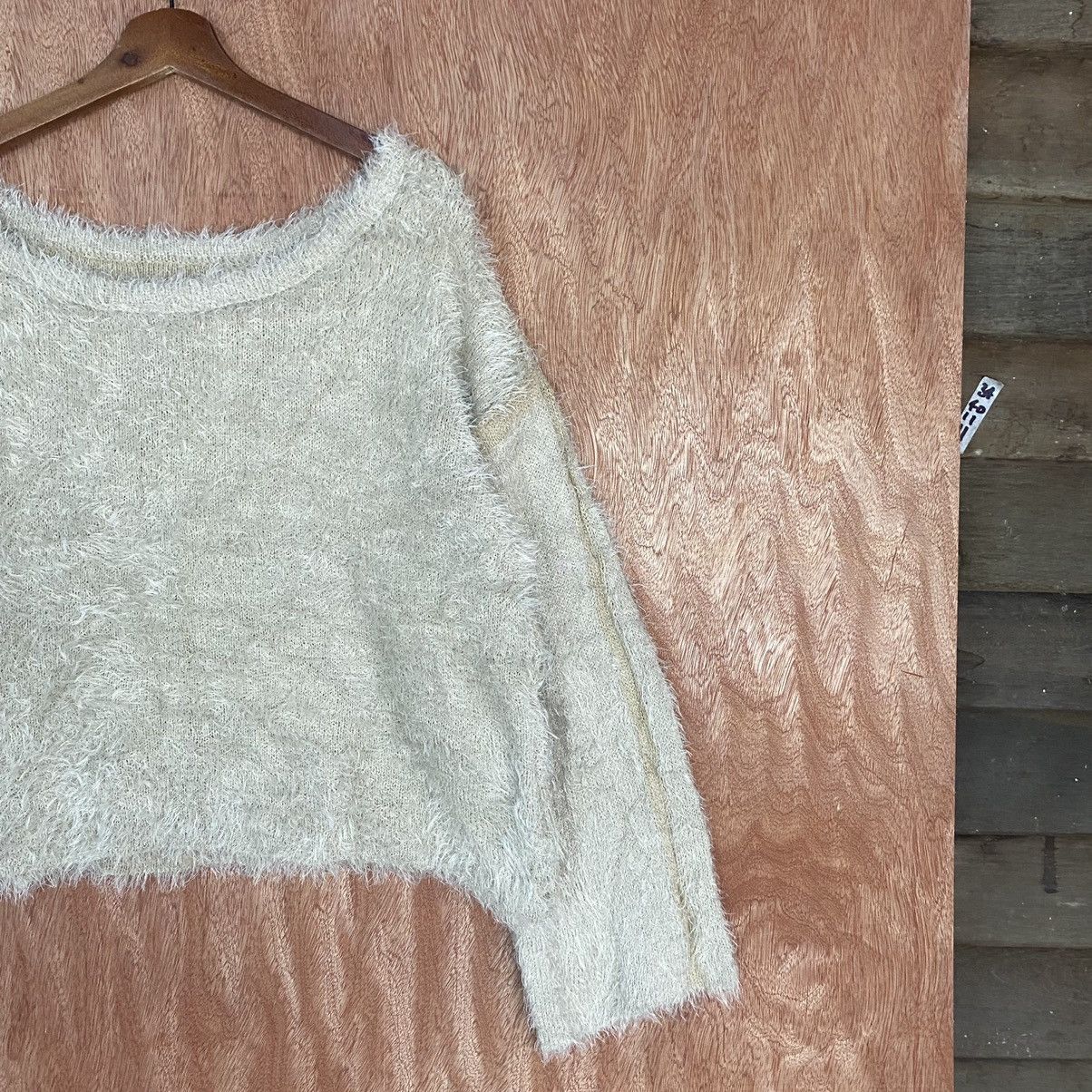 Homespun Knitwear × Japanese Brand Japan Brown Mohair Shag Shaggy Baggy Knitwear #0391 Size US L / EU 52-54 / 3 - 5 Thumbnail