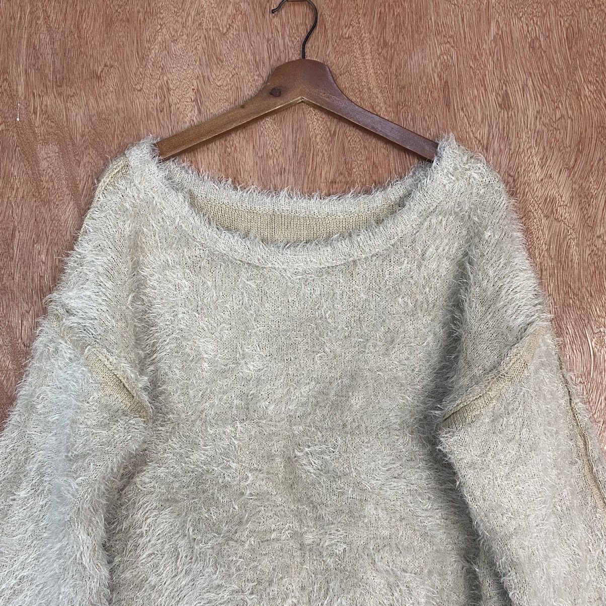 Homespun Knitwear × Japanese Brand Japan Brown Mohair Shag Shaggy Baggy Knitwear #0391 Size US L / EU 52-54 / 3 - 11 Thumbnail