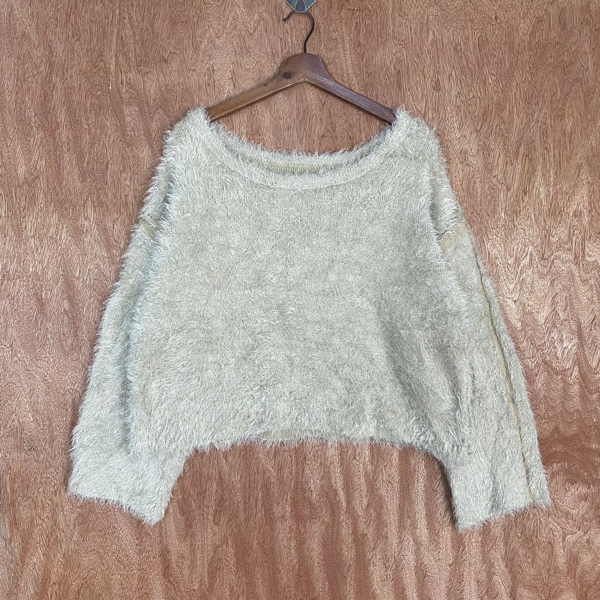 Homespun Knitwear × Japanese Brand Japan Brown Mohair Shag Shaggy Baggy Knitwear #0391 Size US L / EU 52-54 / 3 - 1 Thumbnail