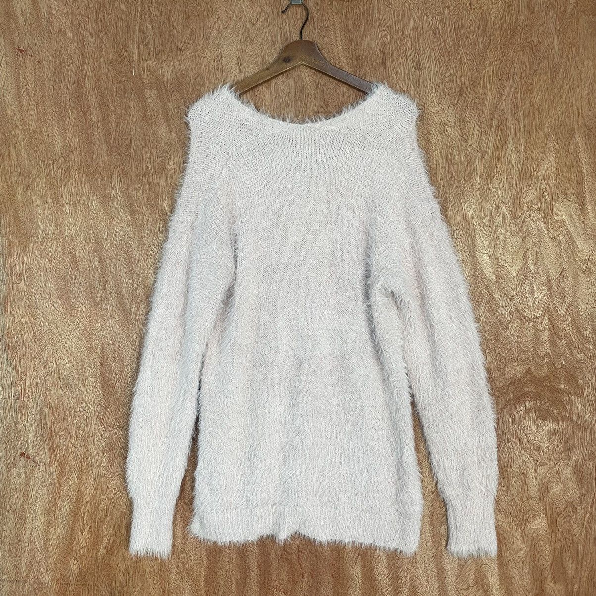 Homespun Knitwear × LOWRYS FARM Lowrys Farm Pink Mohair Long Knitwear Size US M / EU 48-50 / 2 - 11 Thumbnail